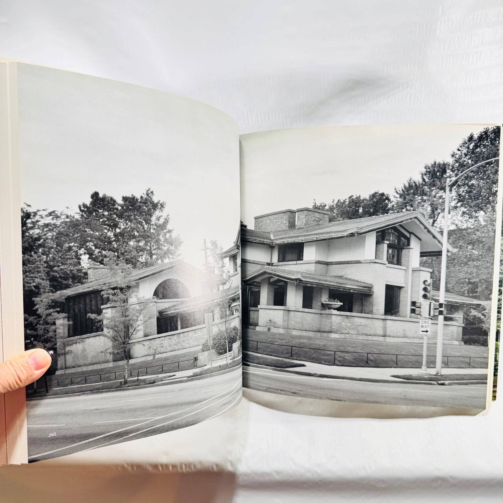 Photo spread of an early Frank Lloyd Wright Prairie School house
