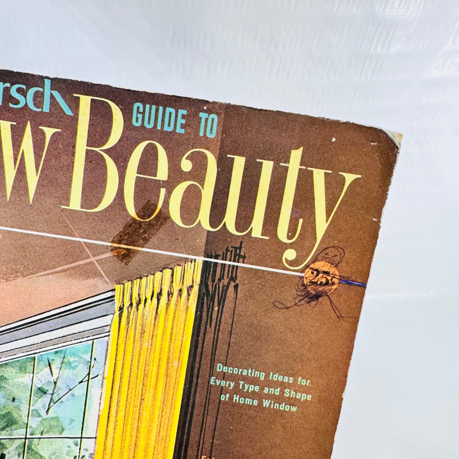 Kirsch Guide to Window Beauty cover corner with 25 cent price