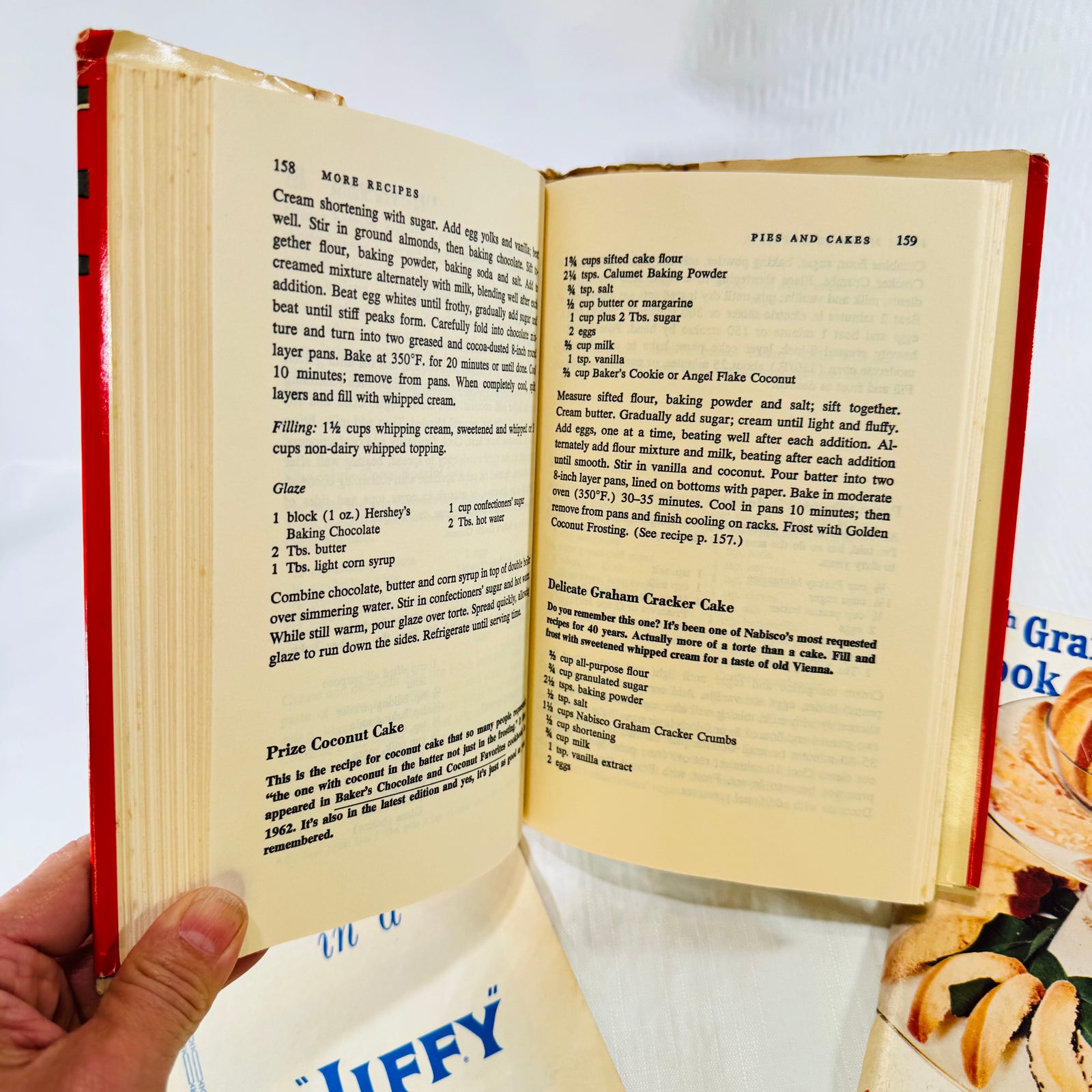 Prize Coconut Cake and Delicate Graham Cracker Cake on pages 158 and 159