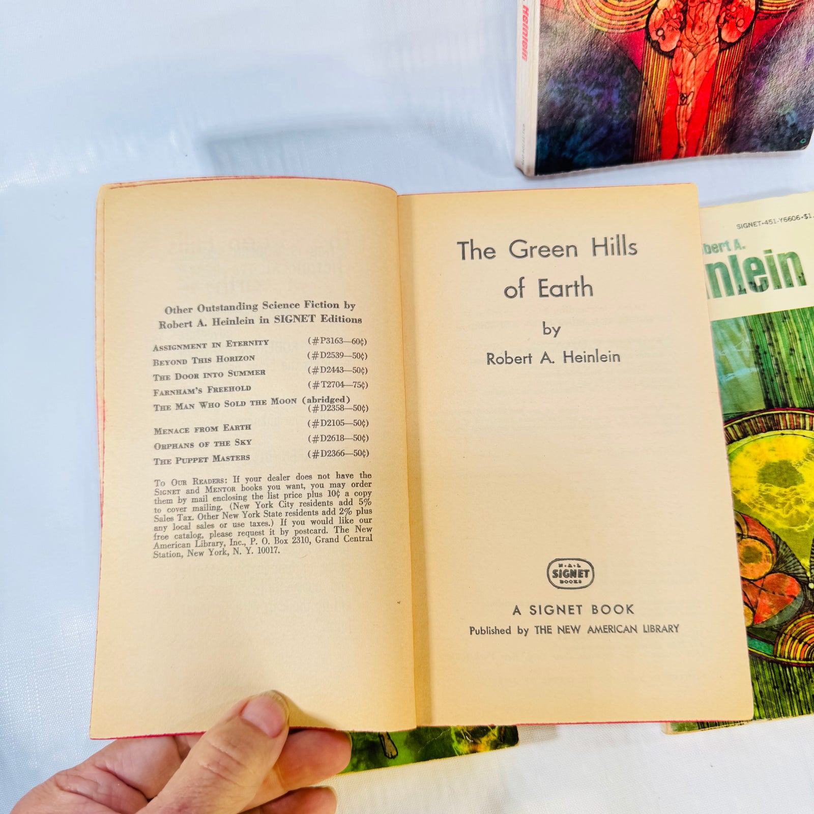 The Green Hills of Earth by Robert A. Heinlein title page