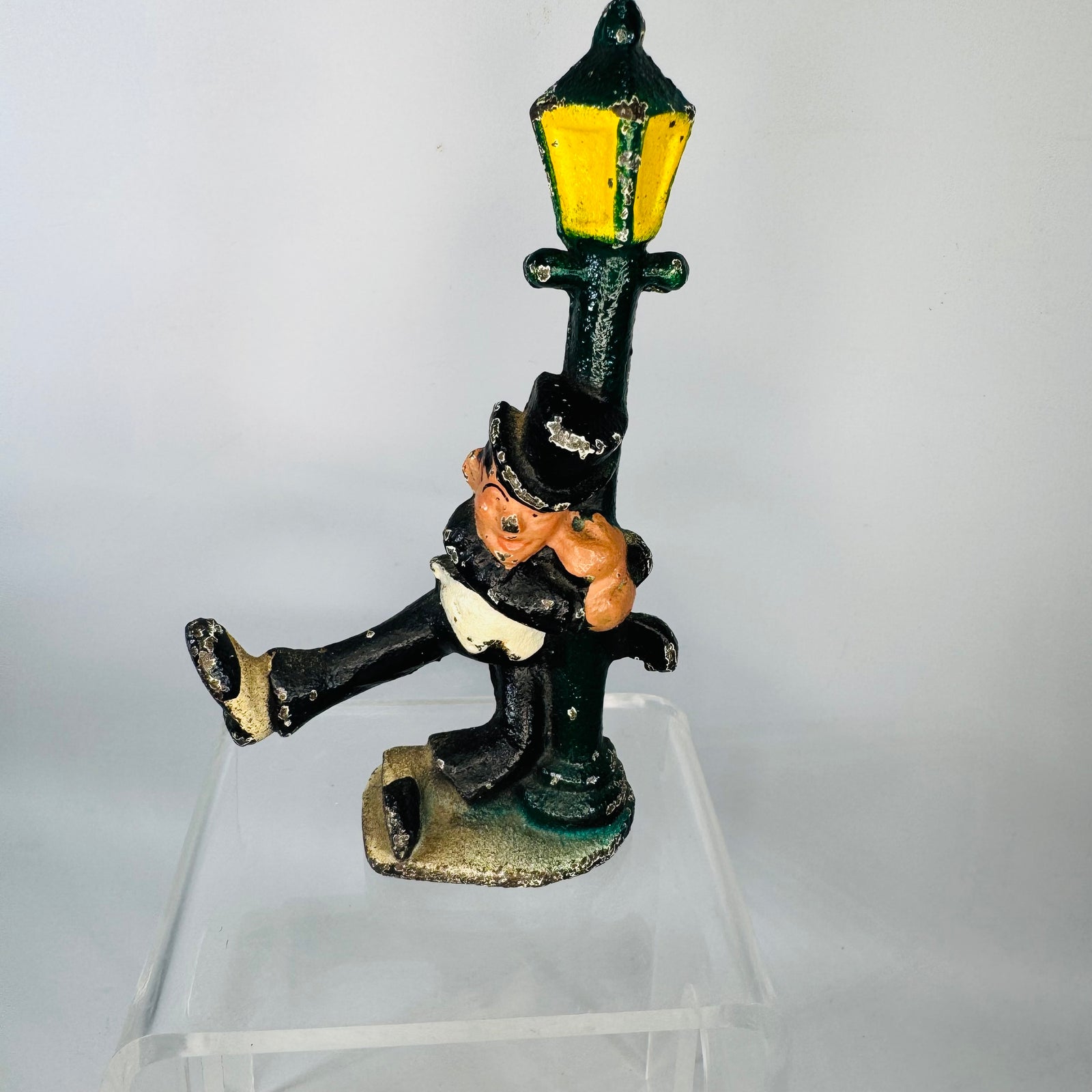 Vintage Cast Iron Hobo Bottle Opener | Tipsy Man Figural Barware