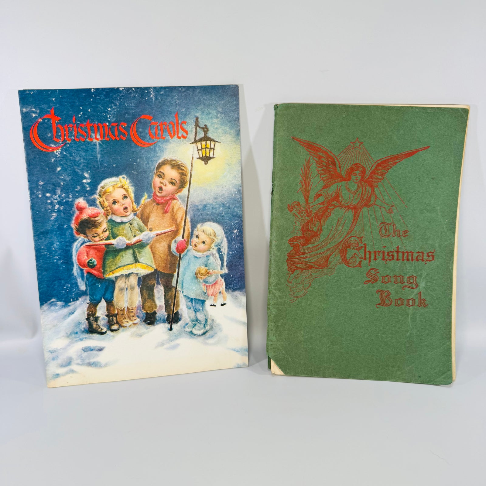 Vintage Christmas Song Books Set of 2 Christmas Carols Booklet and 1929 Christmas Song Book