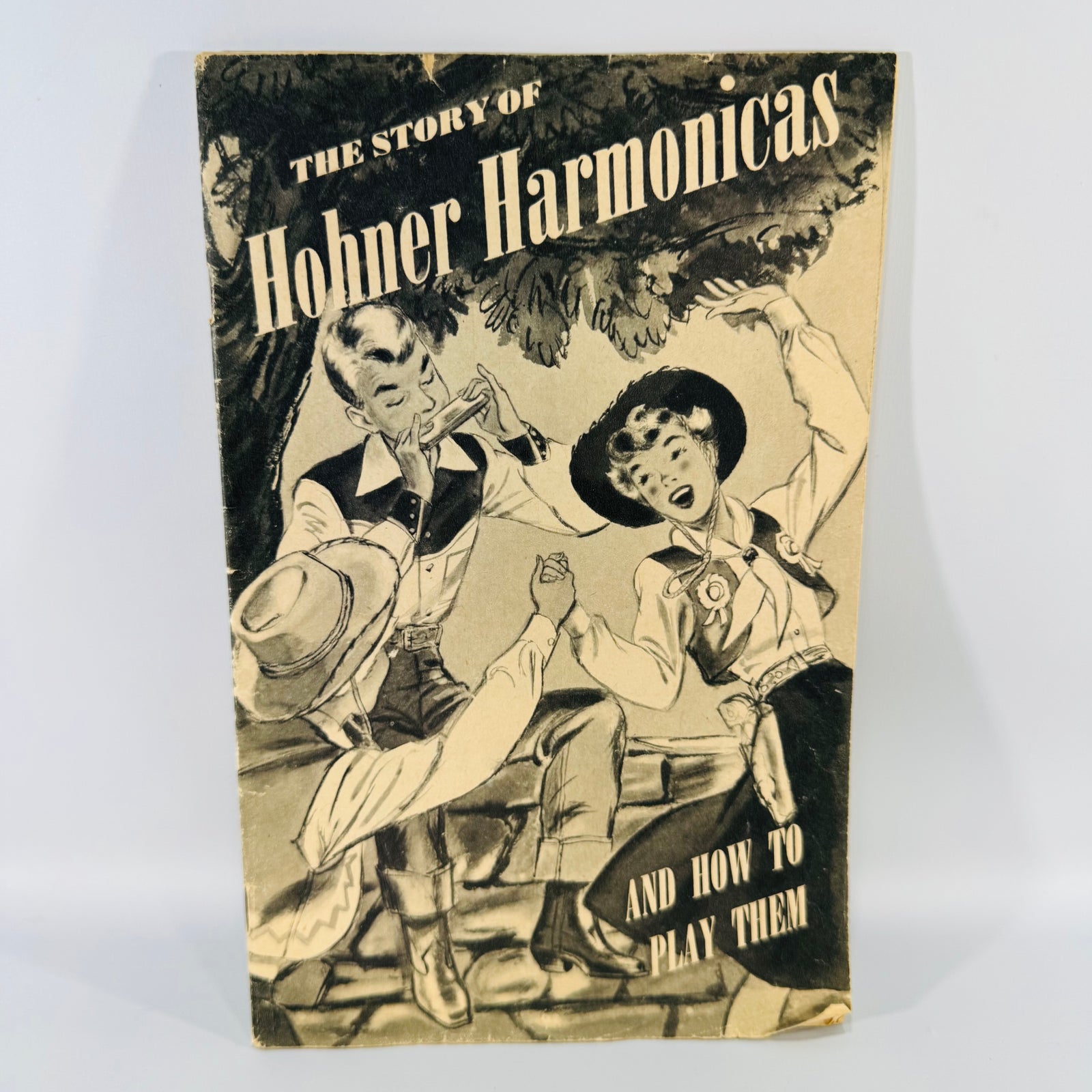 Vintage Harmonica Instruction Booklet with Dean Ross Automatic Chord Selector 1950 Hohner Set