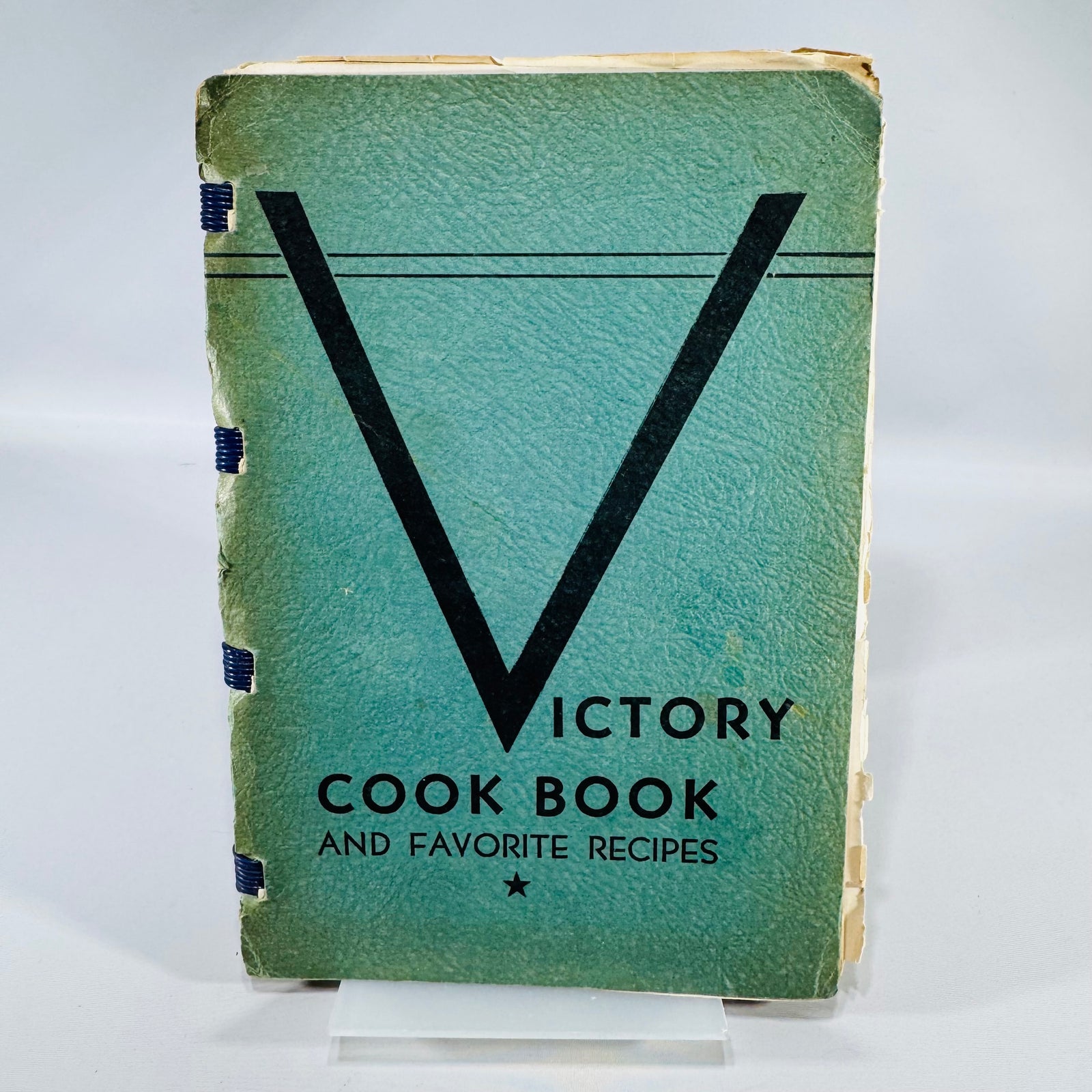 Vintage Victory Cook Book and Favorite Recipes 1943 Wartime Spiral Cookbook