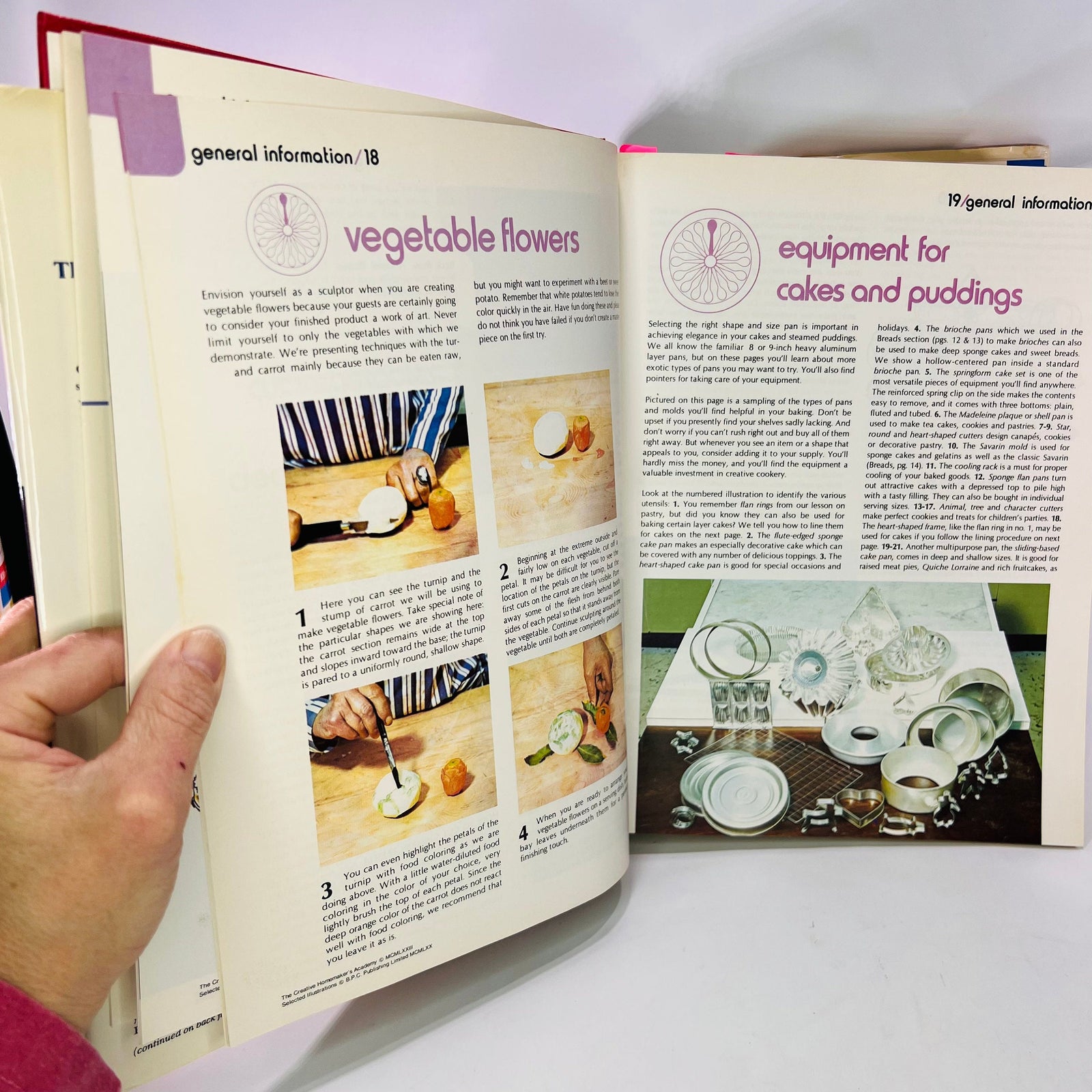 The Creative Cooking Course edited by Charlotte Turgeon from Larousse Gastromiue 1982 Weathervane Books Vintage Book