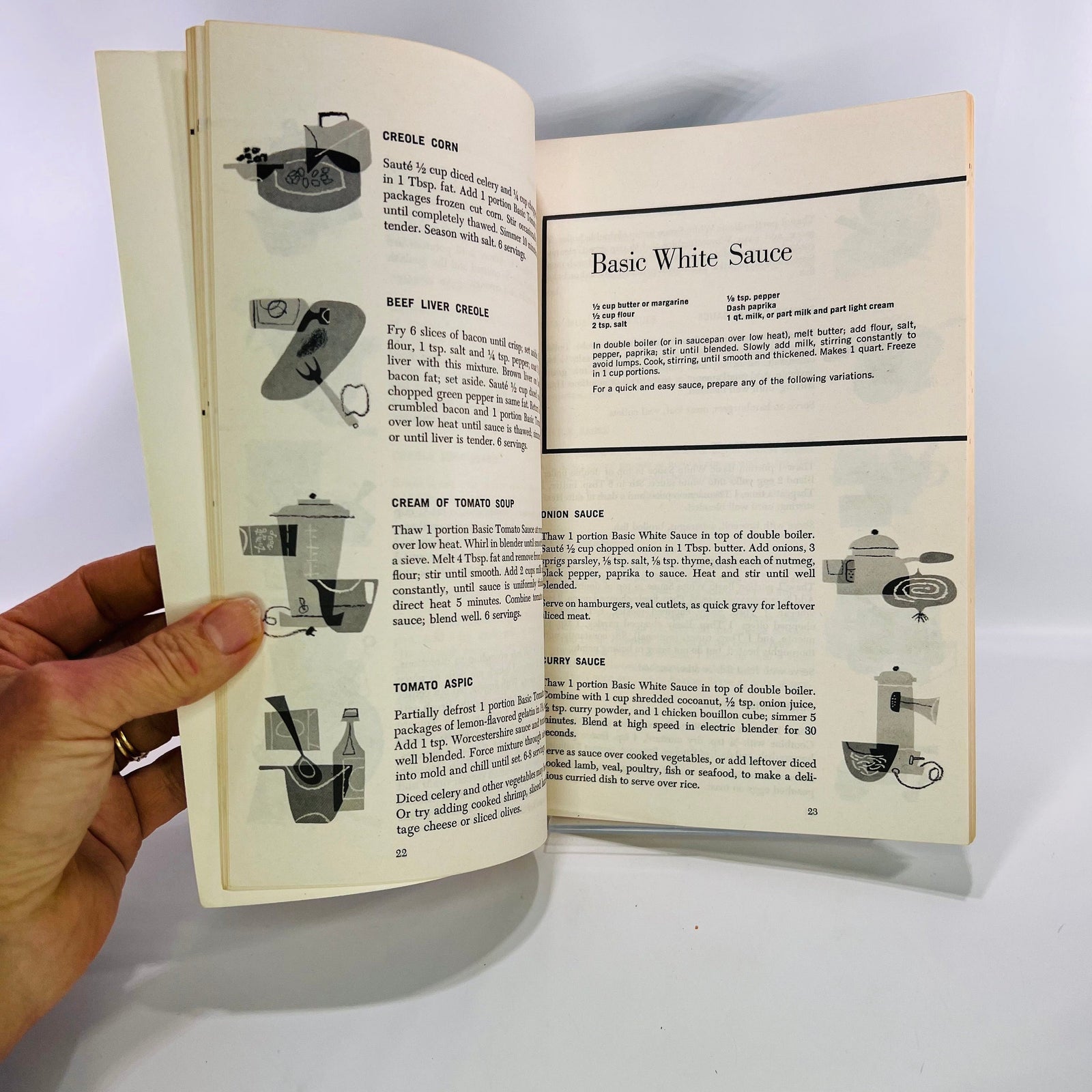 Basic Freezer Cookery by Amana Vintage Pamphlet 1959 Amana Refrigeration Inc. Vintage Book