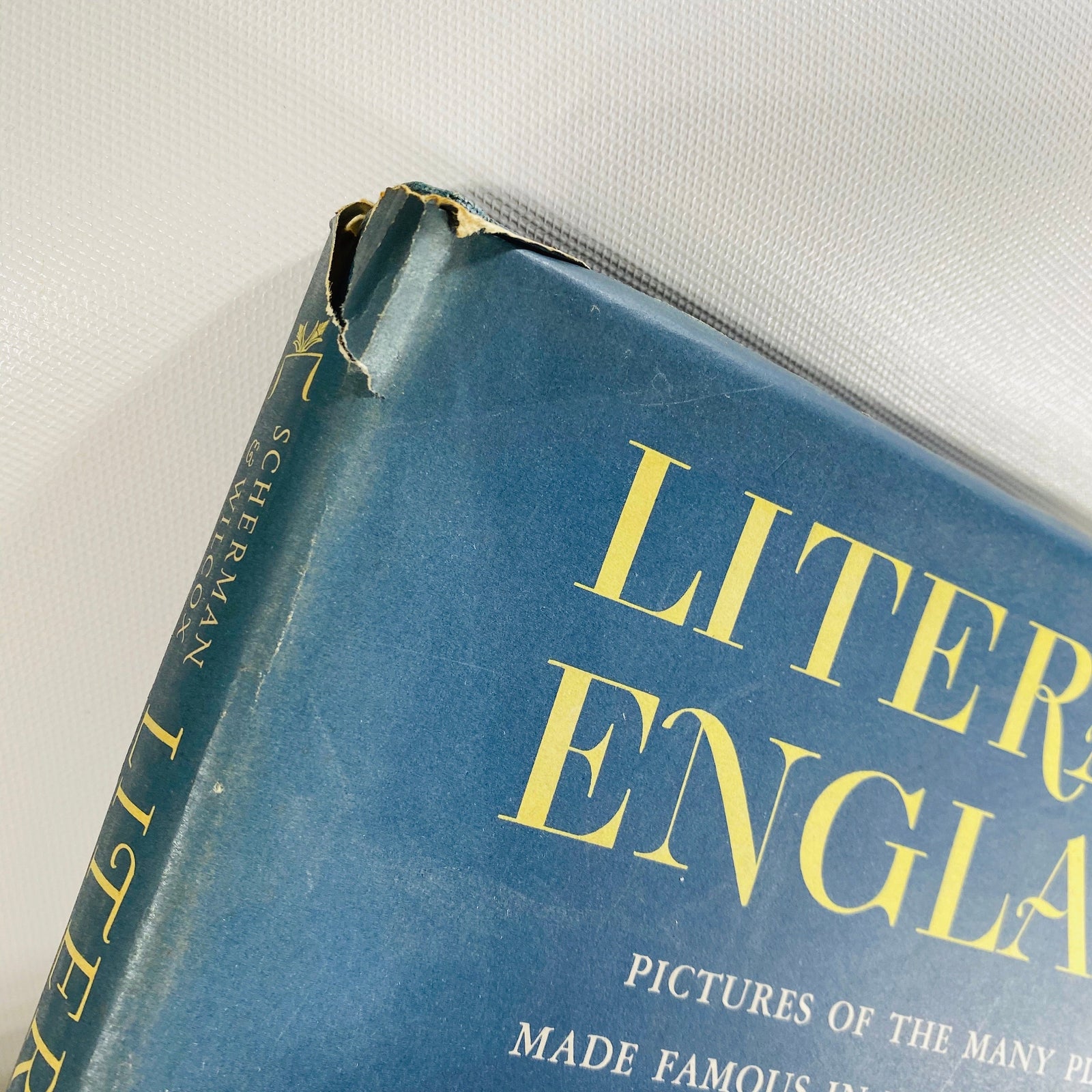 Literary England by David Scherman 1944 Vintage Book