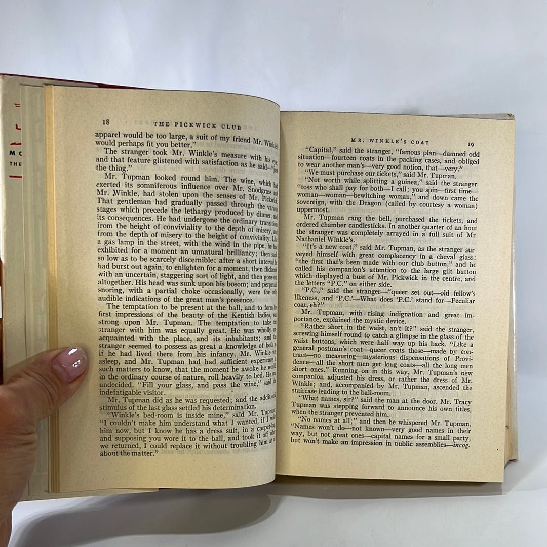 The Pickwick Papers by Charles Dickens A Modern Library Book Random House Vintage Book