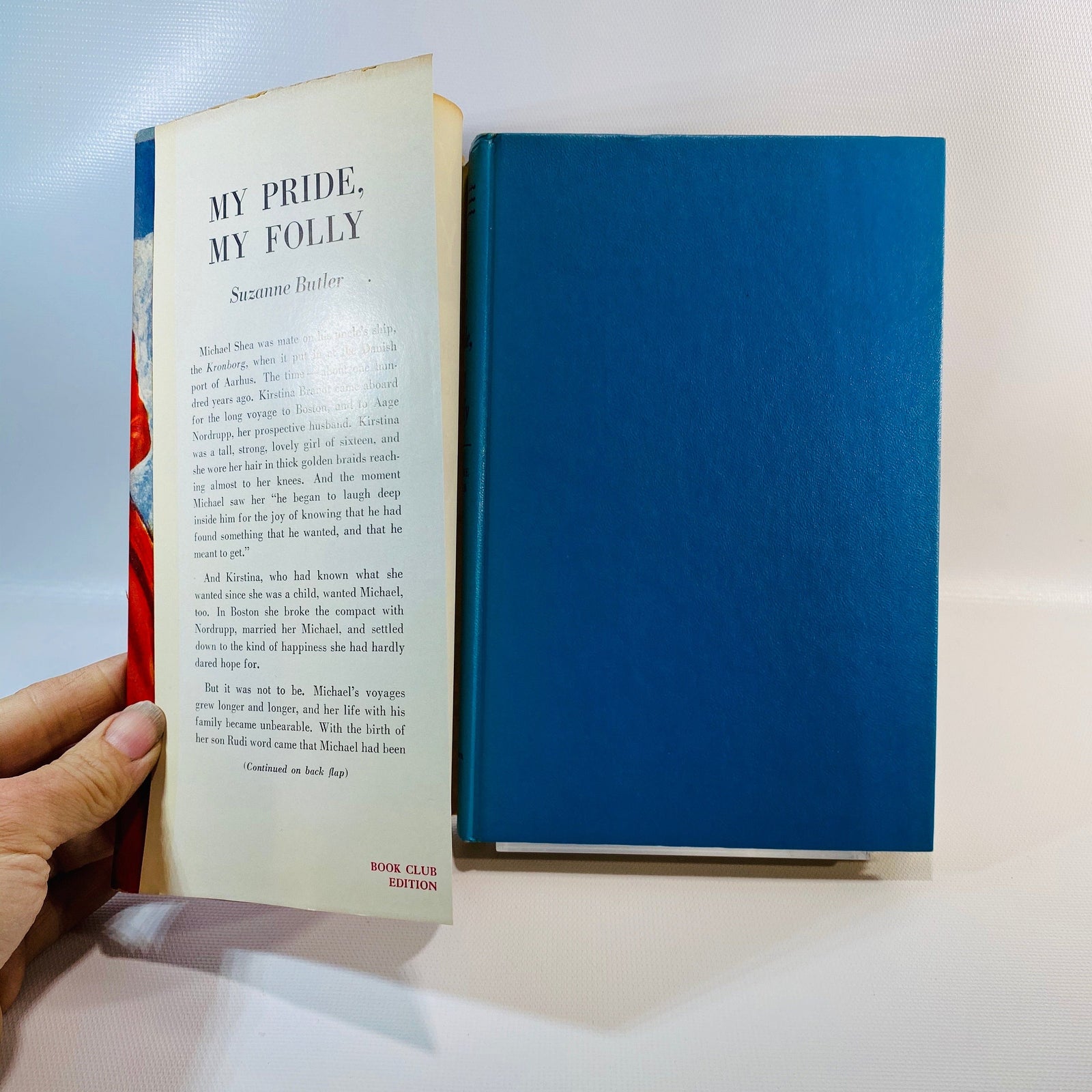 My Pride My Folly by Suzanne Butler 1953 Vintage Book