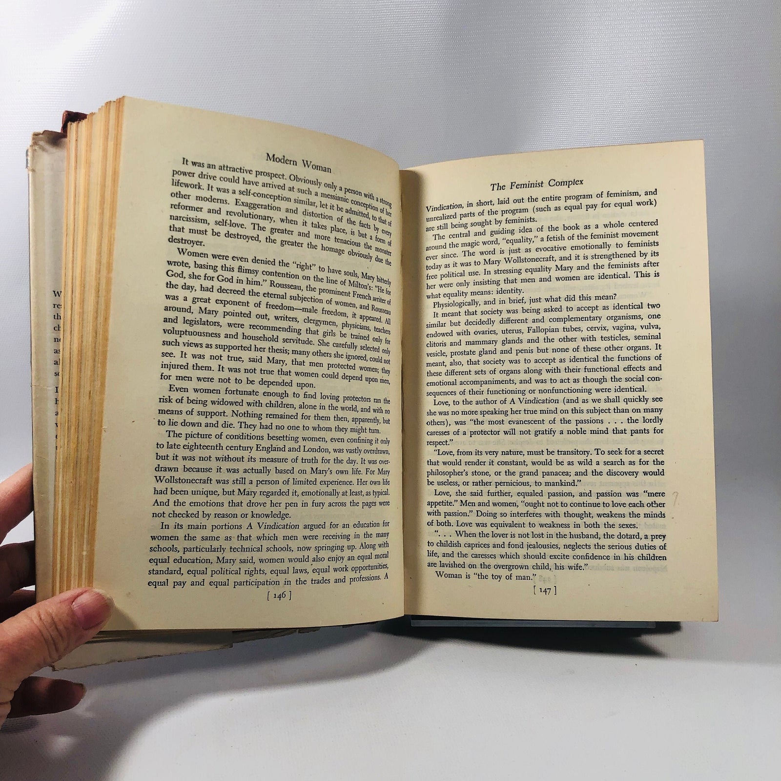 Modern Woman The Lost Sex by Ferdinand Lundberg March 1947 First Edition Fourth Printing Vintage Book