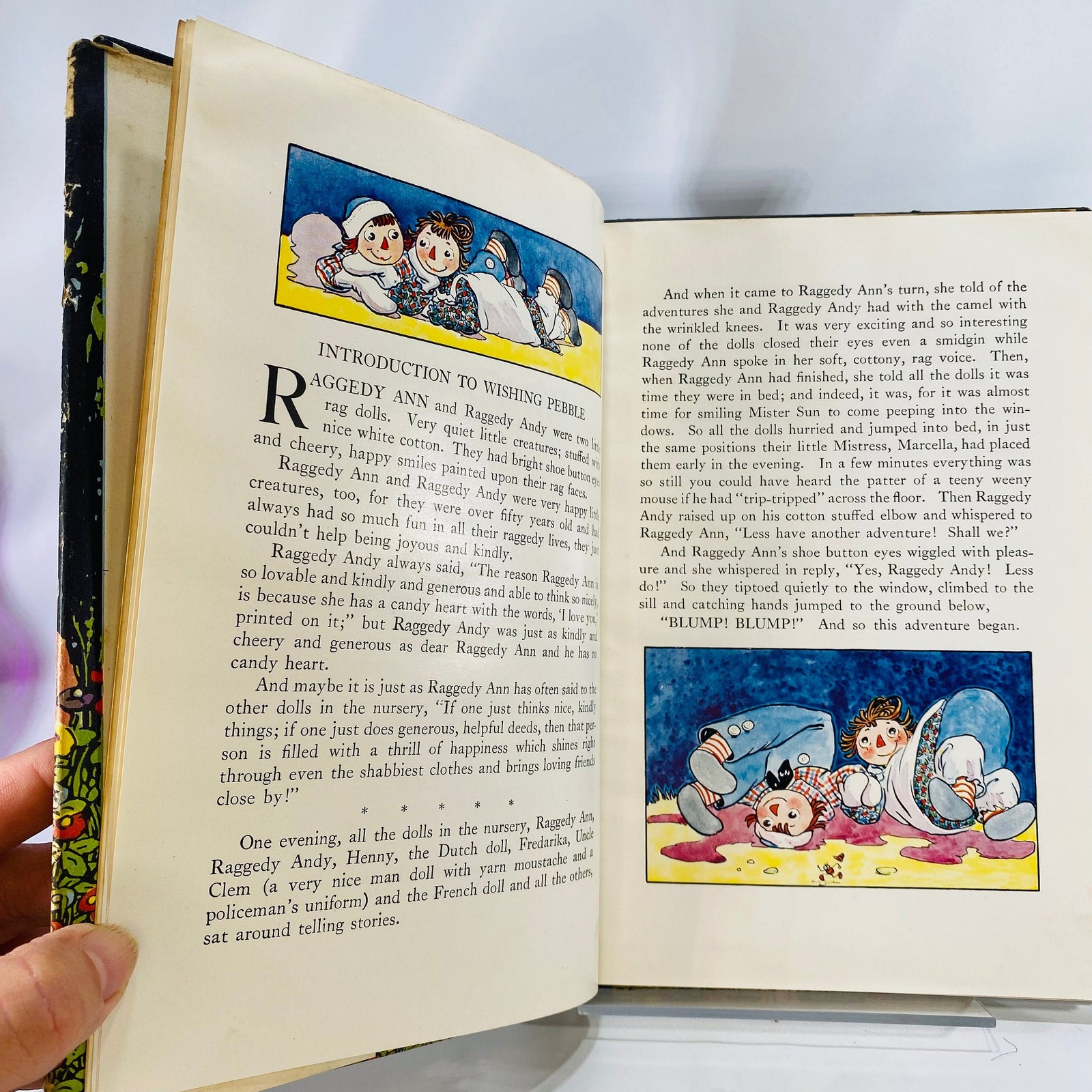 Raggedy Ann's Wishing Pebble by Johnny Gruelle 1925 M.A.Donohue & CompanyVintage Book