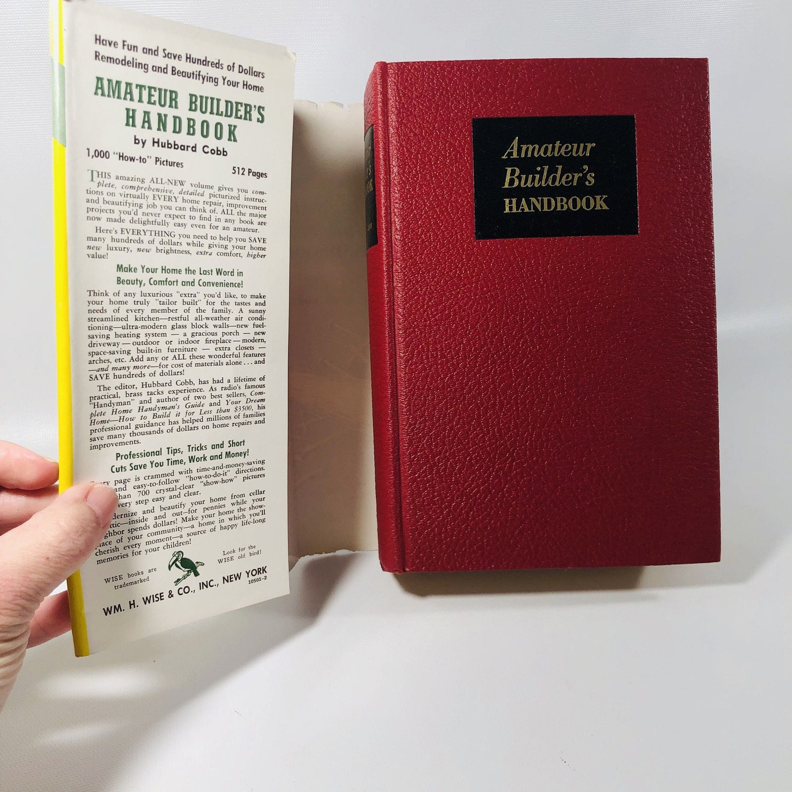 Amateur Builder's Handbook by Hubbard Cobb 1950 A Vintage Wise Publication 1950