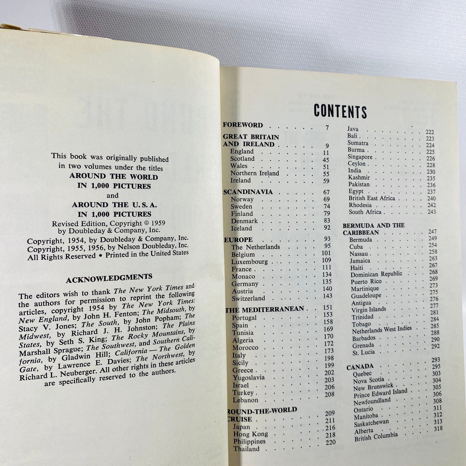 Around the World in 2,000 Pictures by A.Milton Runyon 1959