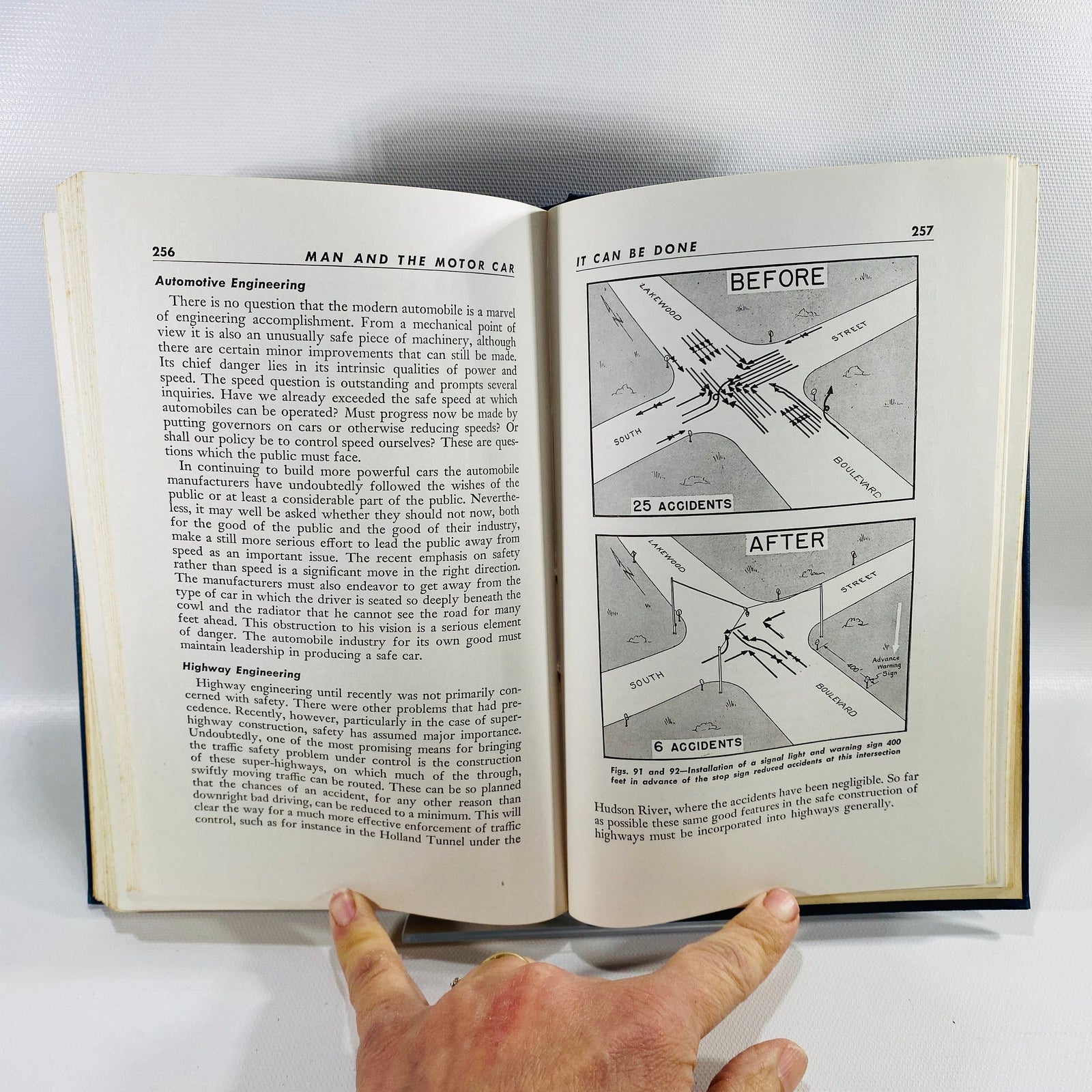 Man and the Motor Car Revised by Albert W. Whitney Published by the State of Wisconsin 1941 Vintage Book