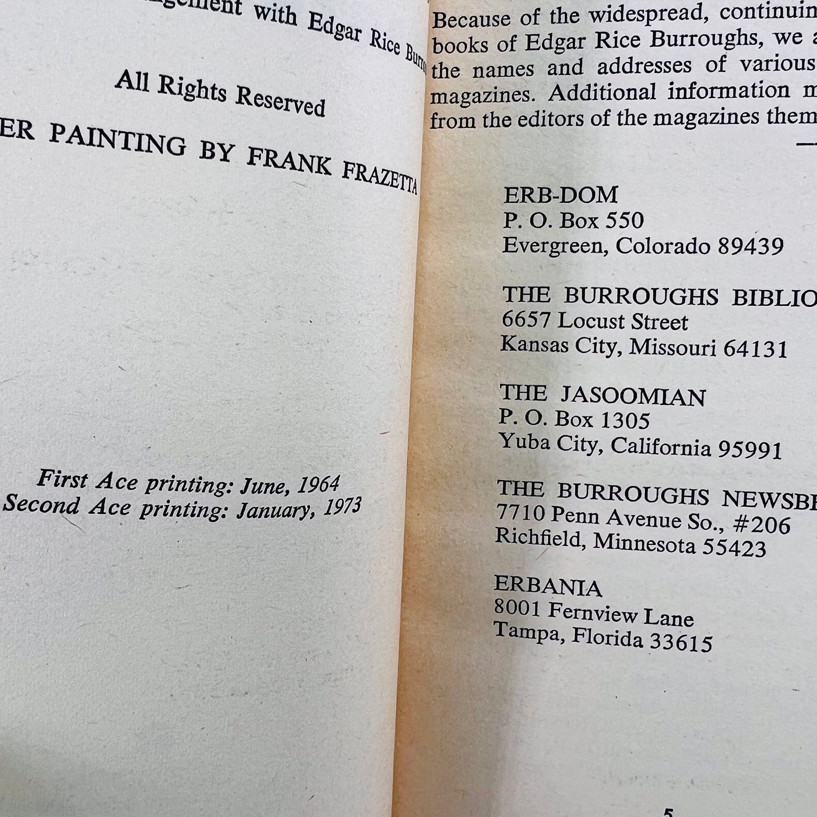 Beyond the Farthest Star by Edgar Rice Burroughs 1973 Ace Books