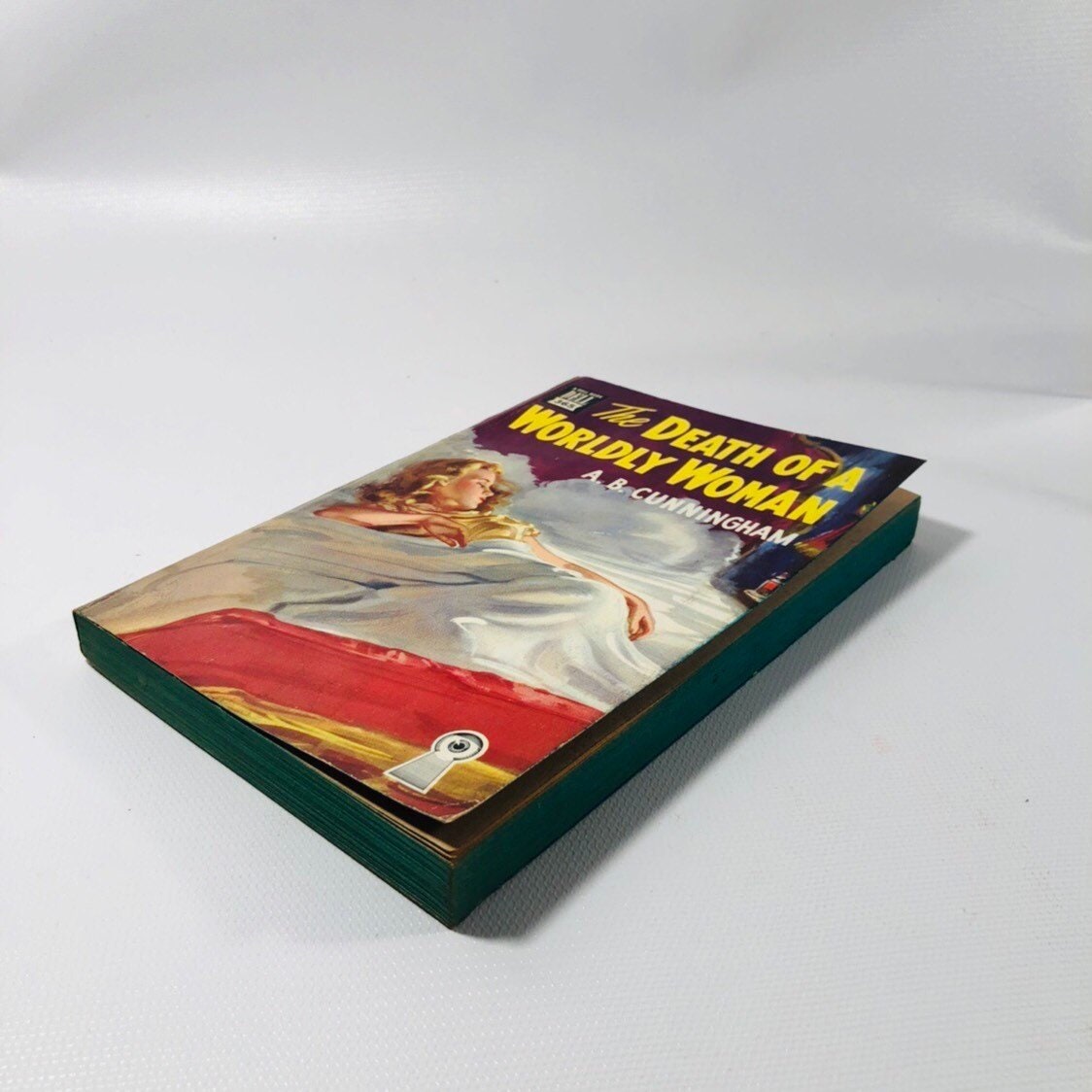 Vintage Paperback The Death of a Worldly Woman by A.B. Cunningham 1948 Dell Book Number 365