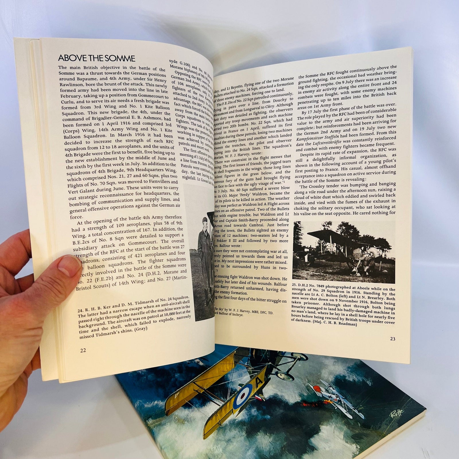 British Fighter Units Western Front 1914-16 & 1917-18 Two Softcover Books by Alex Revell 1978 Osprey Publishing Vintage Book