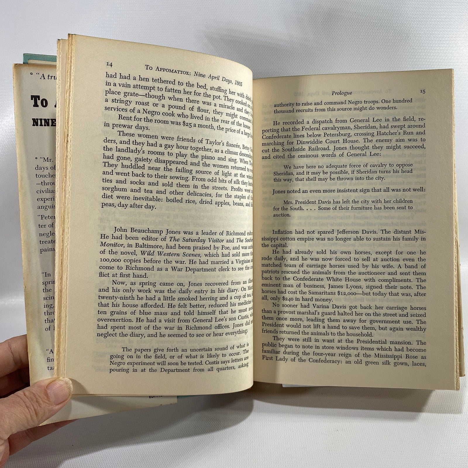 To Appomattox Nine April Days, 1865 by Burke Davis 1959 Vintage Book