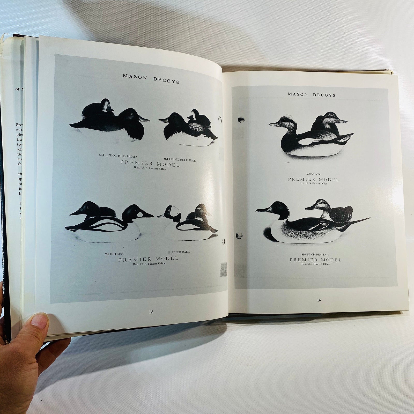 Factory Decoys of Mason Stevens Dodge & Peterson by John Delph 1980 Vintage Book