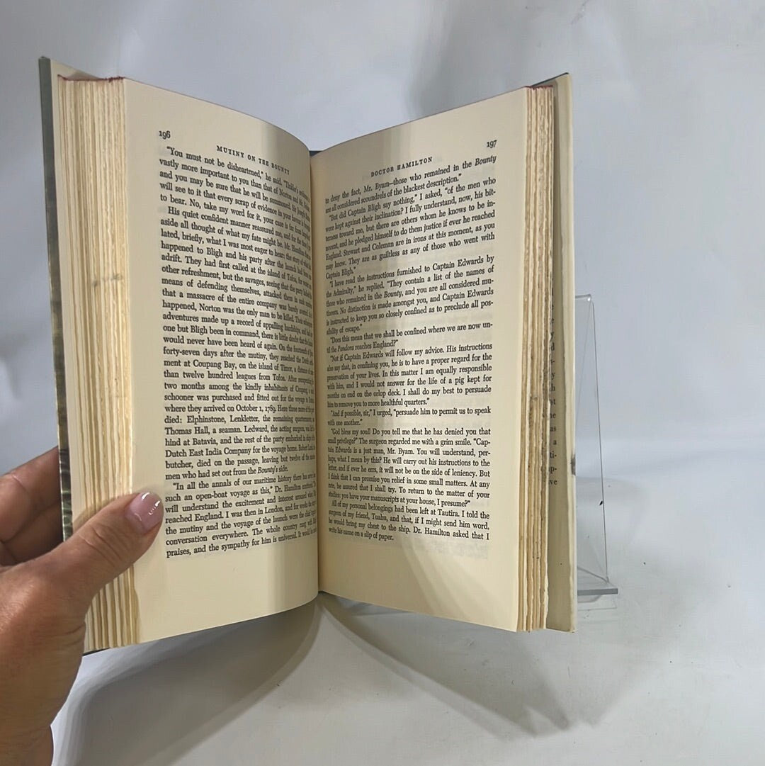 Mutiny on the Bounty by Charles Nordhoff 1960 Little Brown and Company Vintage Book