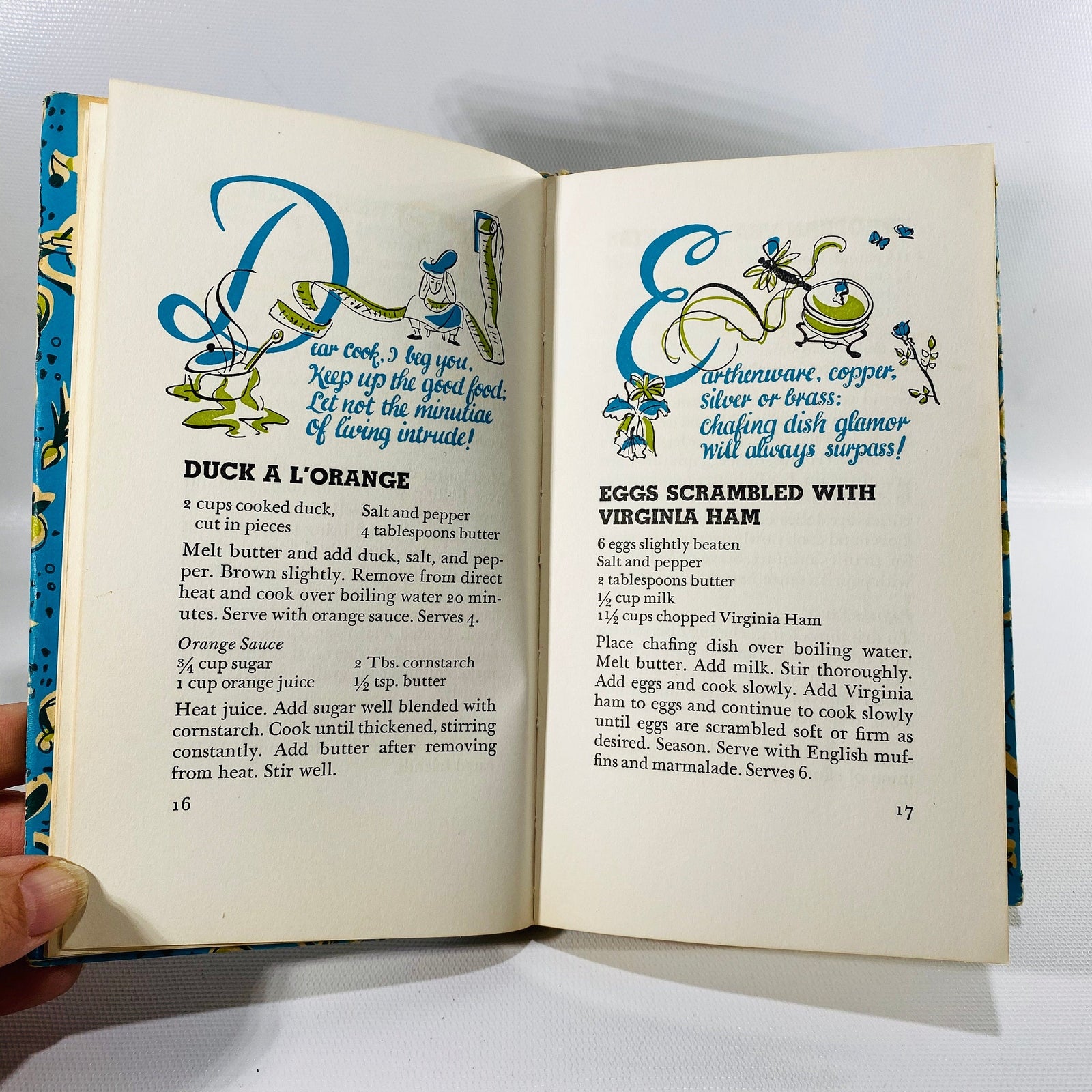 The ABC of Chafing Dish Cookery by the Peter Pauper Press 1956 Vintage Book