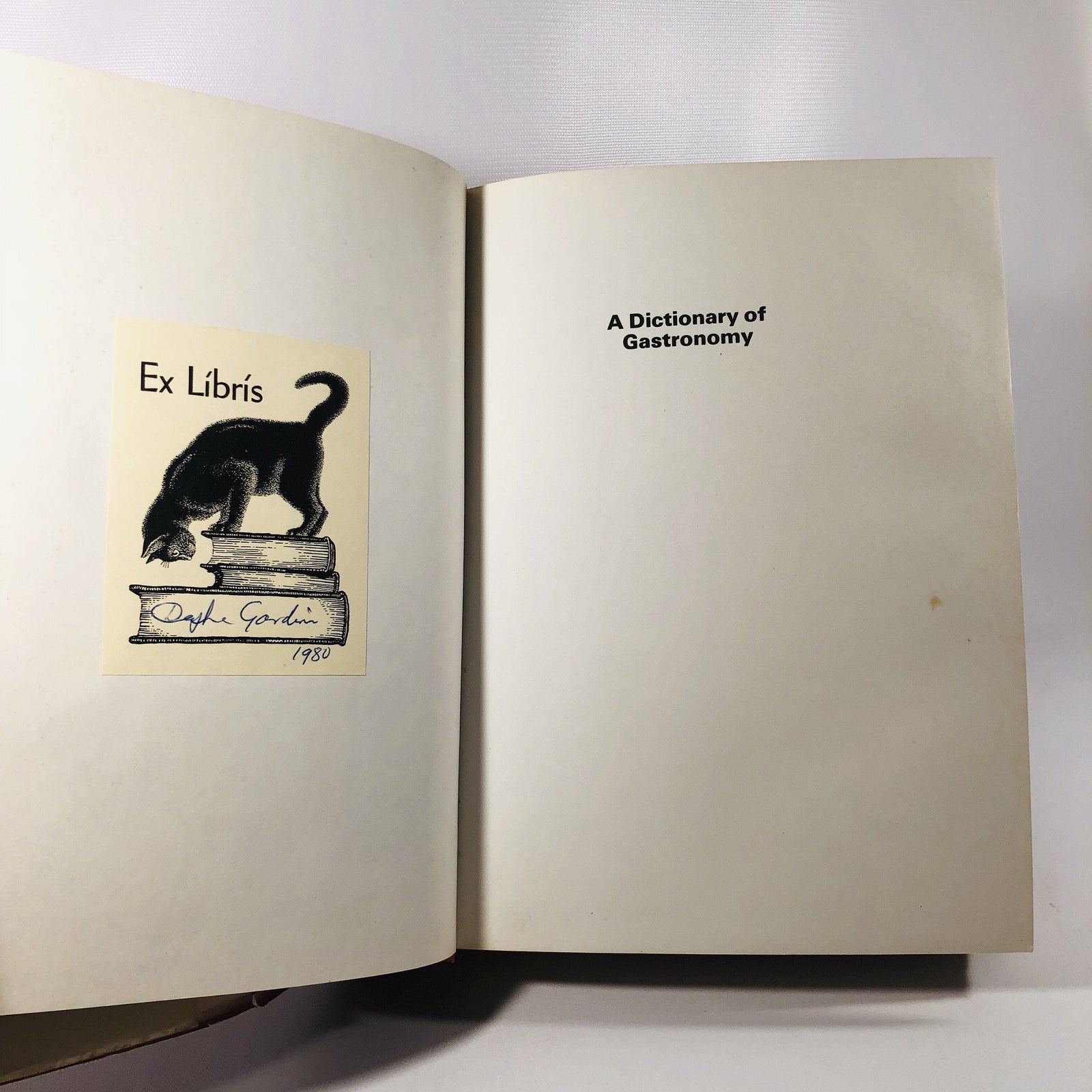 Dictionary of Gastronomy by Andre L. Simon 1970 A Vintage Cookbook