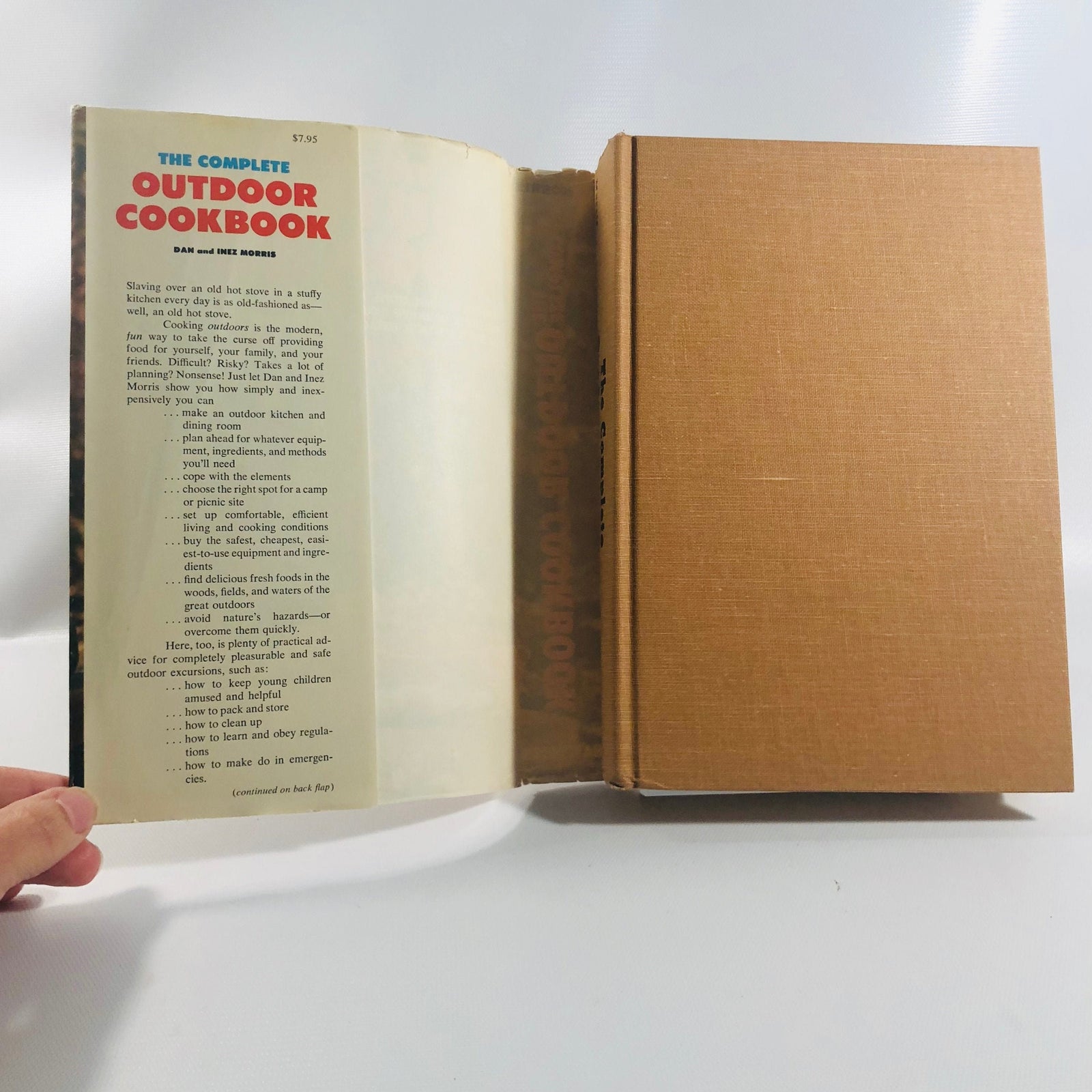 The Complete Outdoor Cookbook by Dan and Inez Morris 1970 Vintage Cookbook