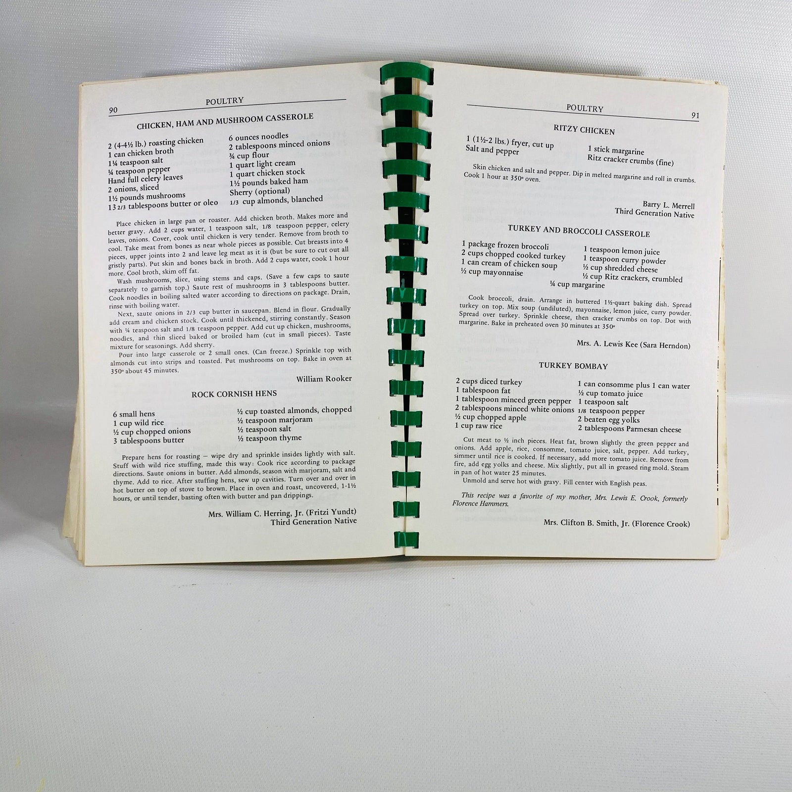 Atlanta Natives Favorite Recipes & Atlanta History compiled by Frances Elyea 1975 Vintage Cookbook