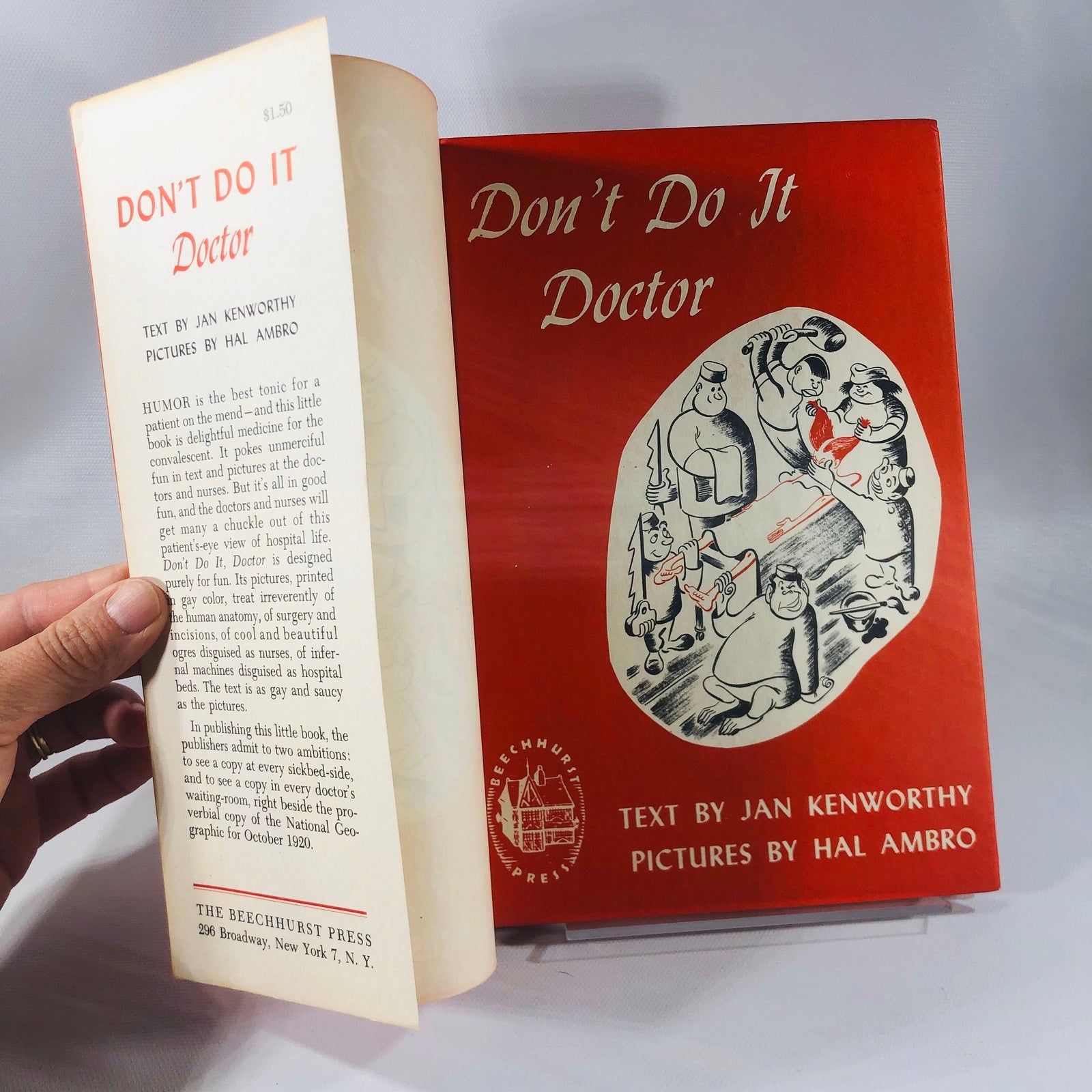 Don't Do It Doctor by Jan Kenworthy 1948 Vintage Book