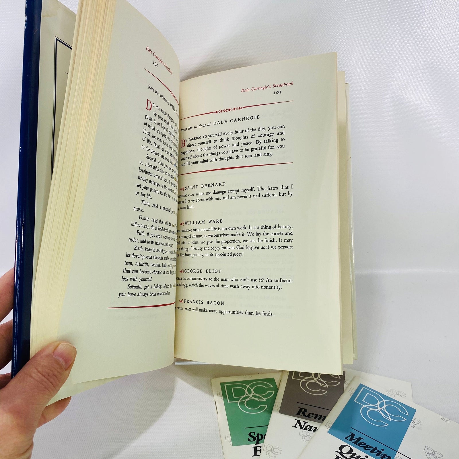 Dale Carnegie's Scrapbook edited by Dorthy Carnegie 1959 Dale Carnegie & Associates Vintage Book