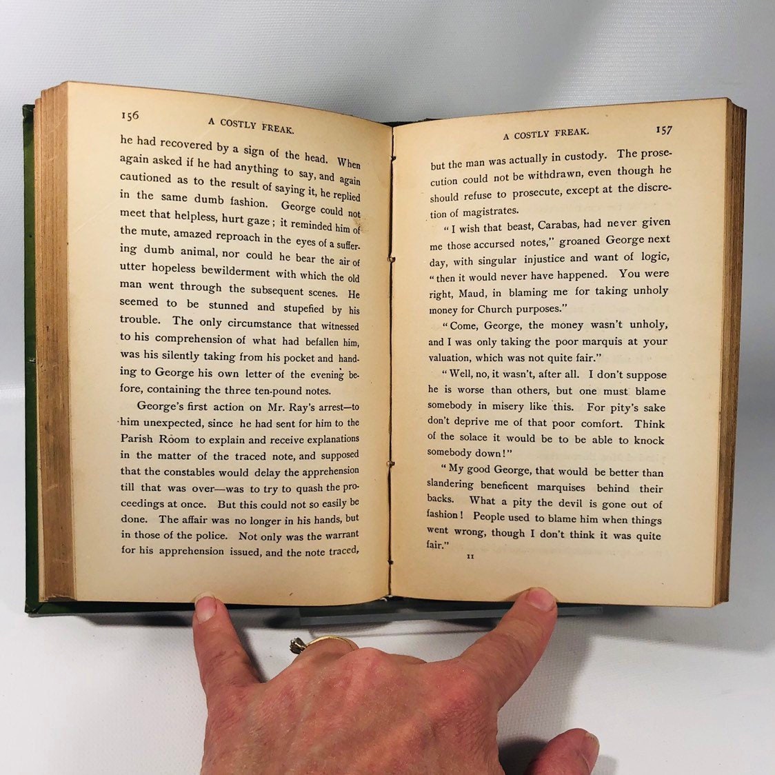 A Costly Freak by Maxwell Gray 1894 A First Edition Book