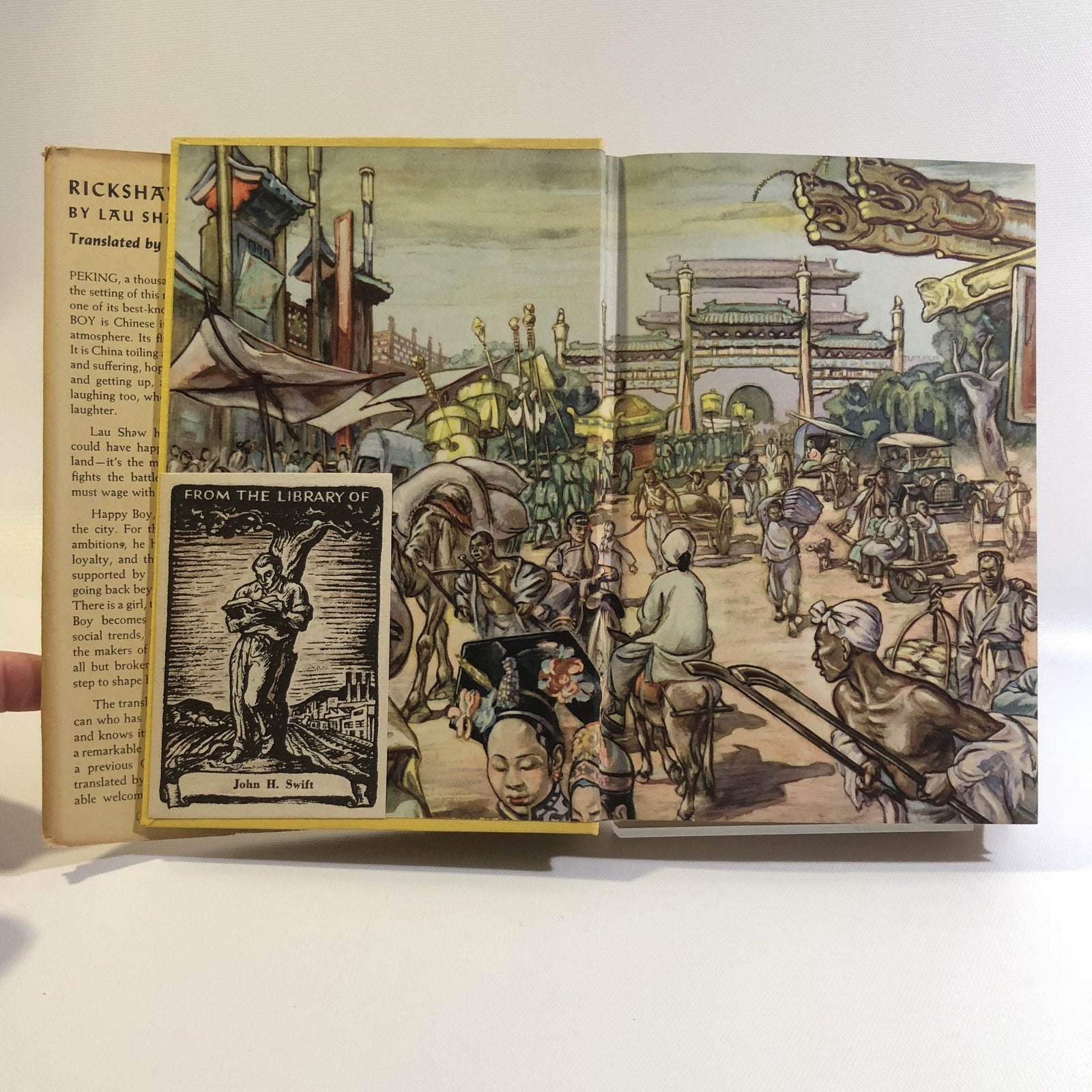 Rickshaw Boy by Lau Shaw 1945 Vintage Book