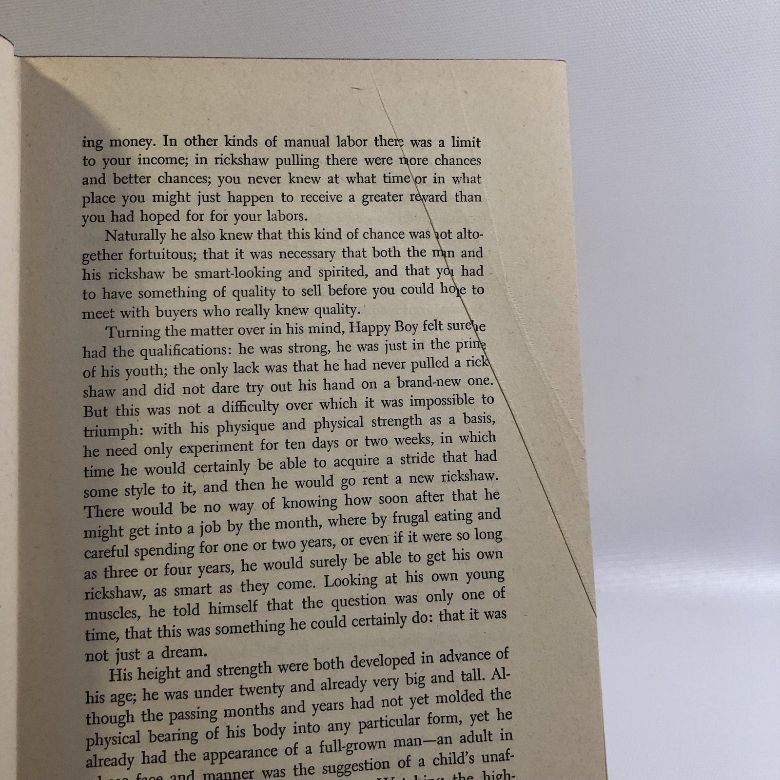 Rickshaw Boy by Lau Shaw 1945 Vintage Book