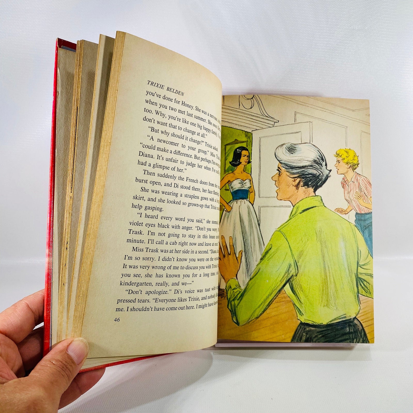 Trixie Belden and the Mysterious Visitor by Julie Cambell 1954 Vintage Book