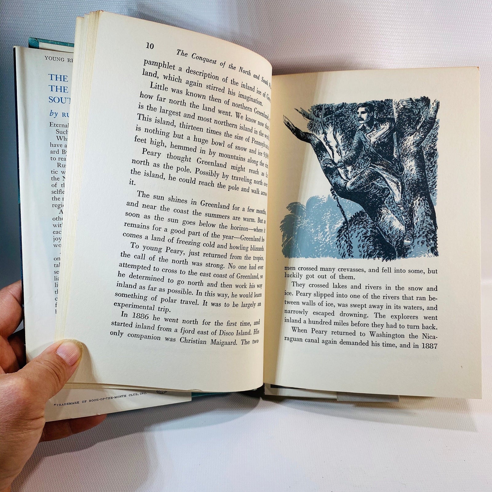 The Conquest of the North and South Poles by Russell Owen 1953 No. 27 Landmark BooksVintage Book