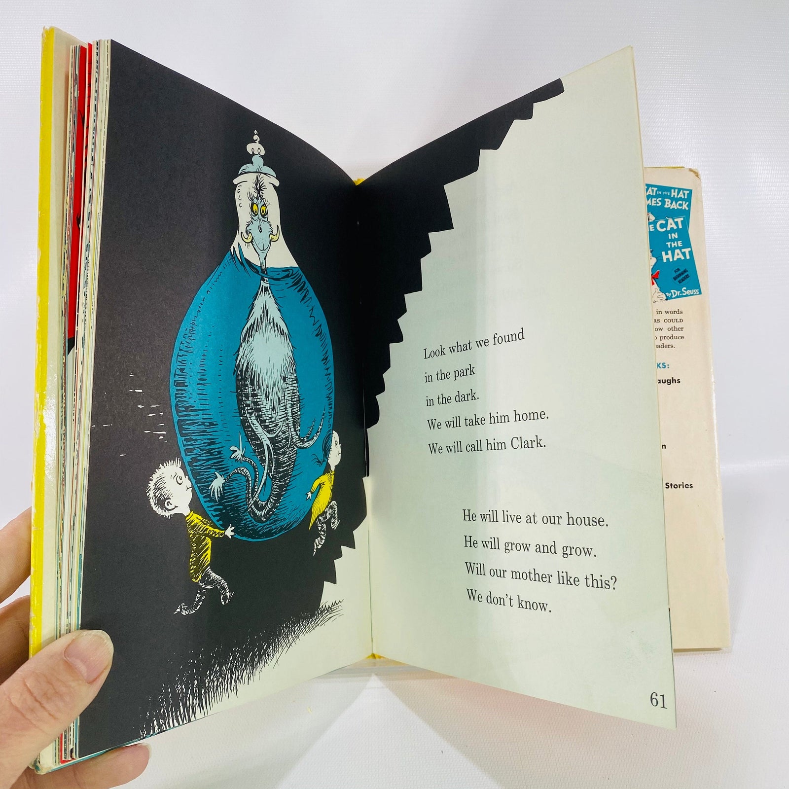 One Fish Two Fish Red Fish Blue Fish by Dr. Seuss 1960 Random HouseVintage Book