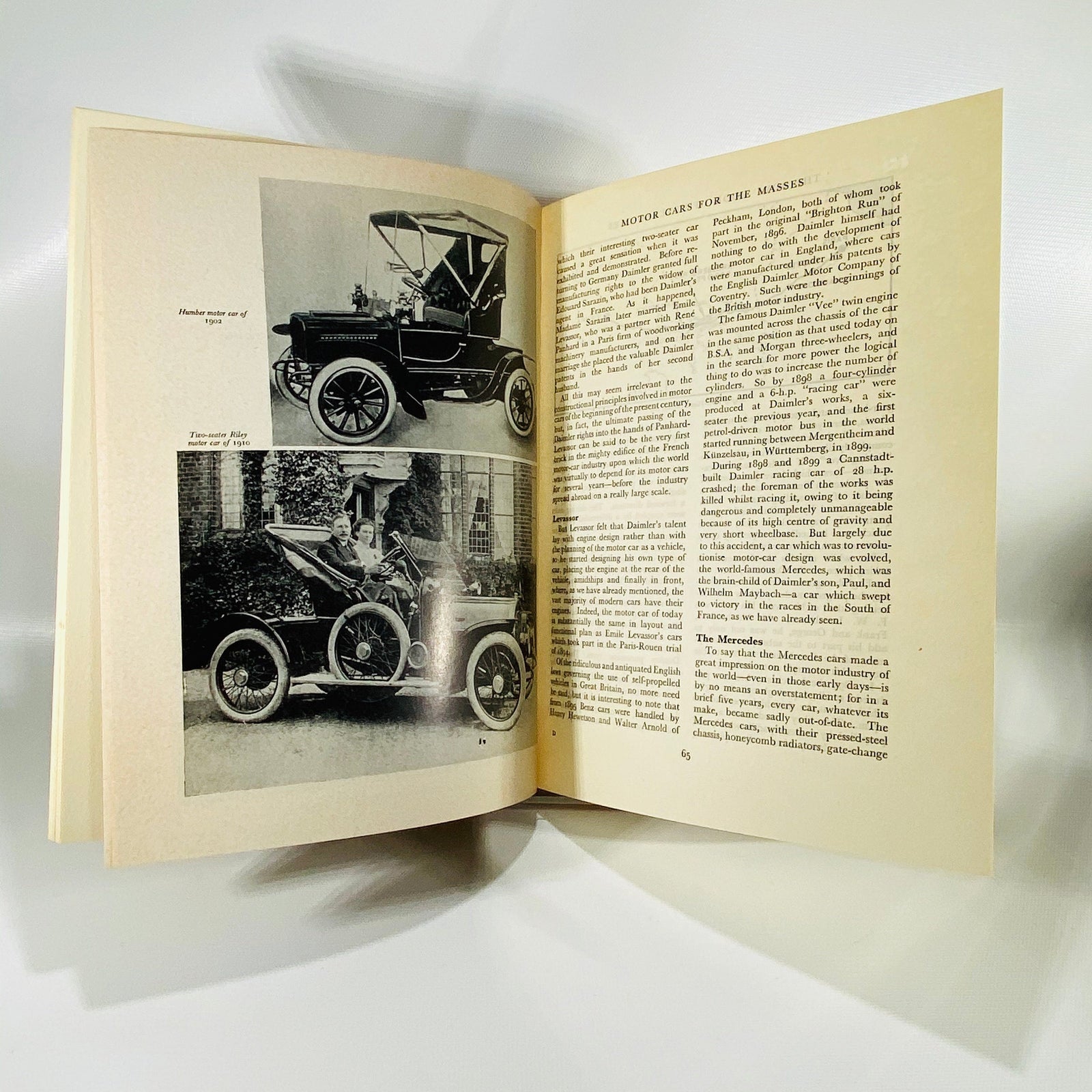 The Boy's Book of Veteran Cars by Ernest F. Carter 1959