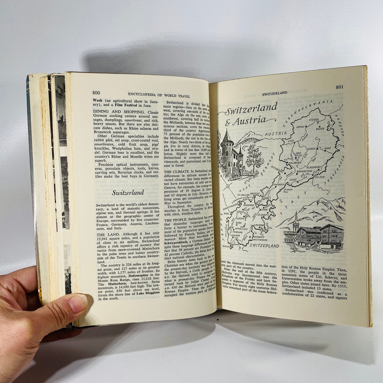 Encyclopedia of World Travel Volume One and Two 1967 Vintage Book