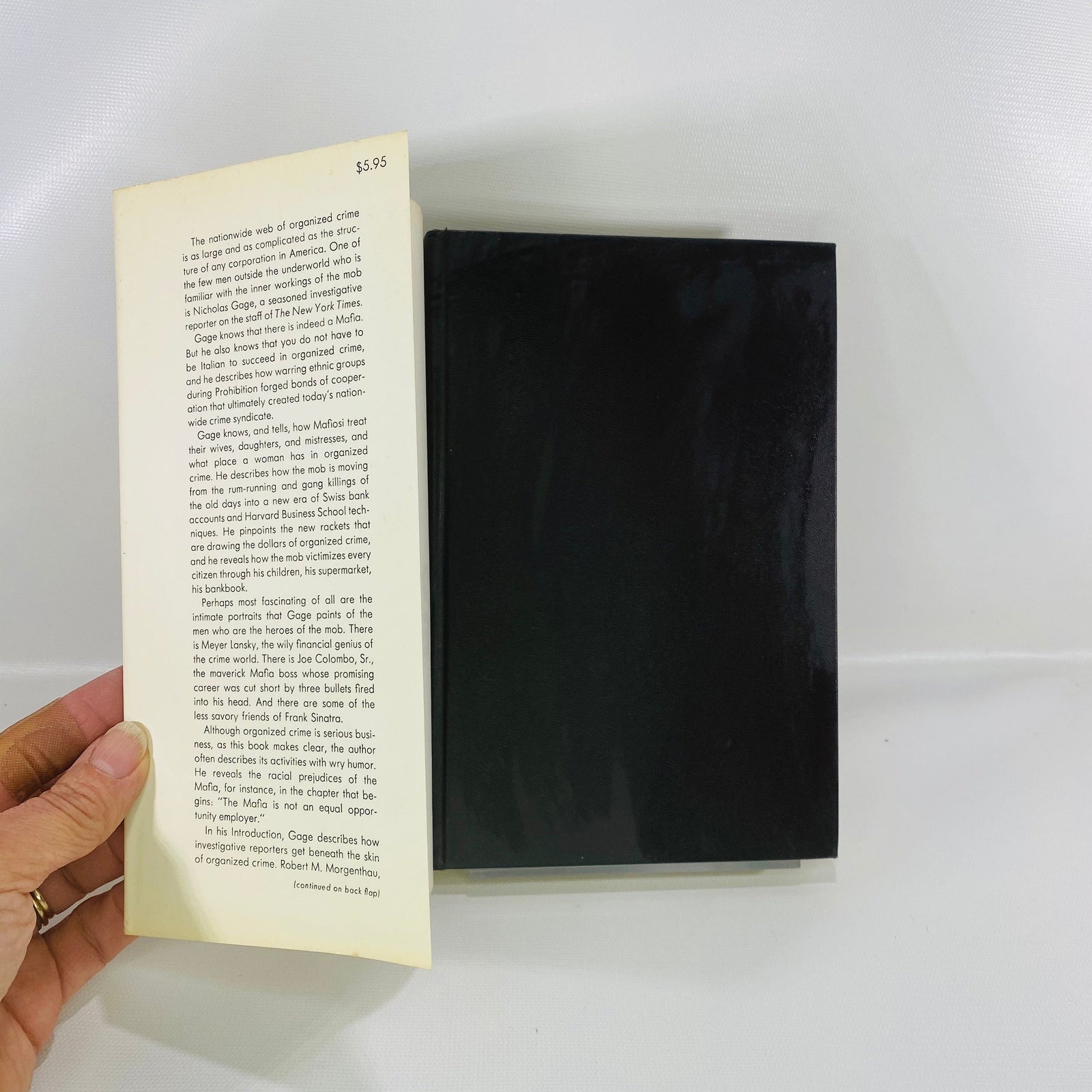 This Mafia is not an Equal Opportunity Employer by Nicholas Gage 1971 First Edition McGraw-Hill Co Vintage Book