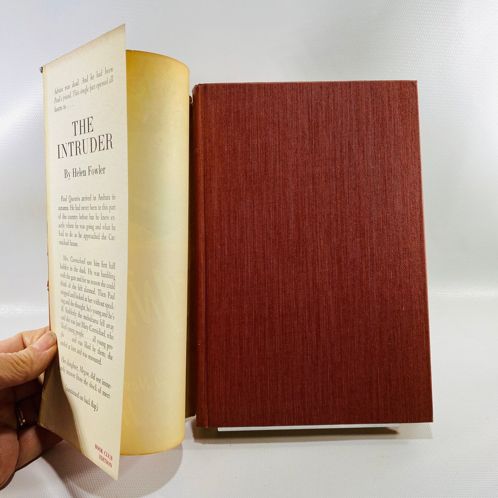 The Intruder by Helen Fowler 1952 Vintage Book