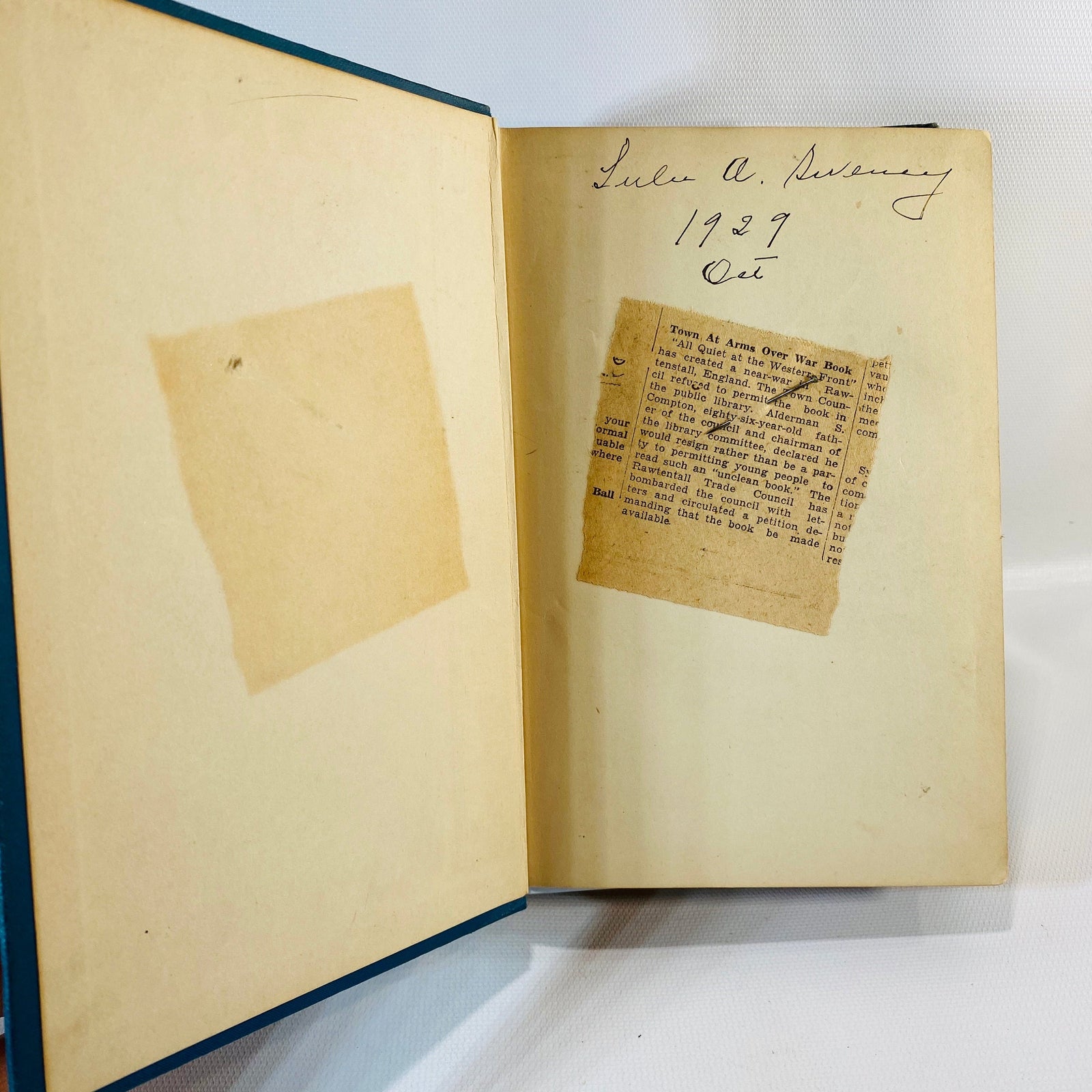 Johnny Reb by Marie Conway Oemler 1929 First Edition Vintage Book