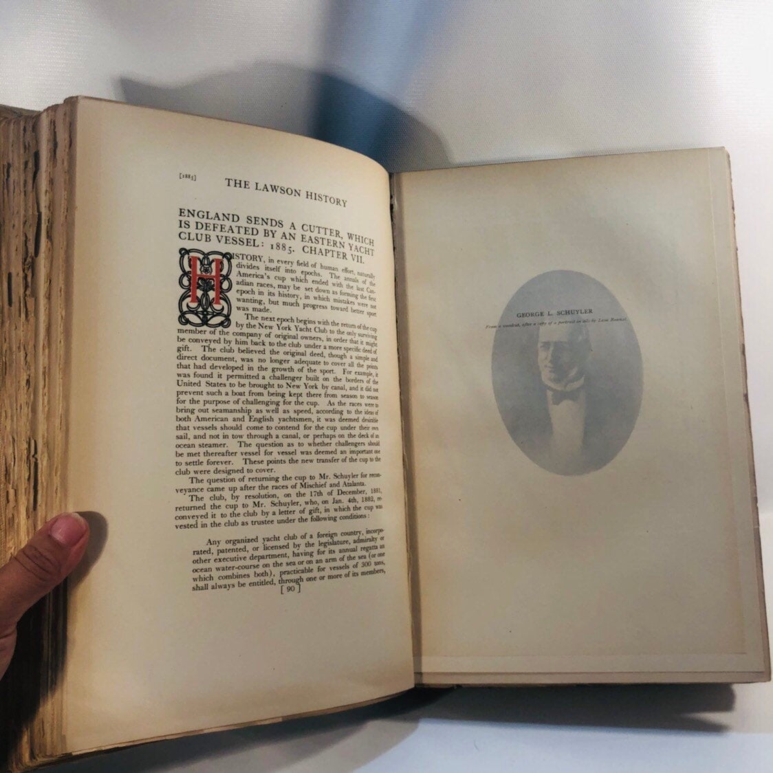 Lawson History of the America's Cup by Thomas Lawson 1902 Limited Edition 274 of 300