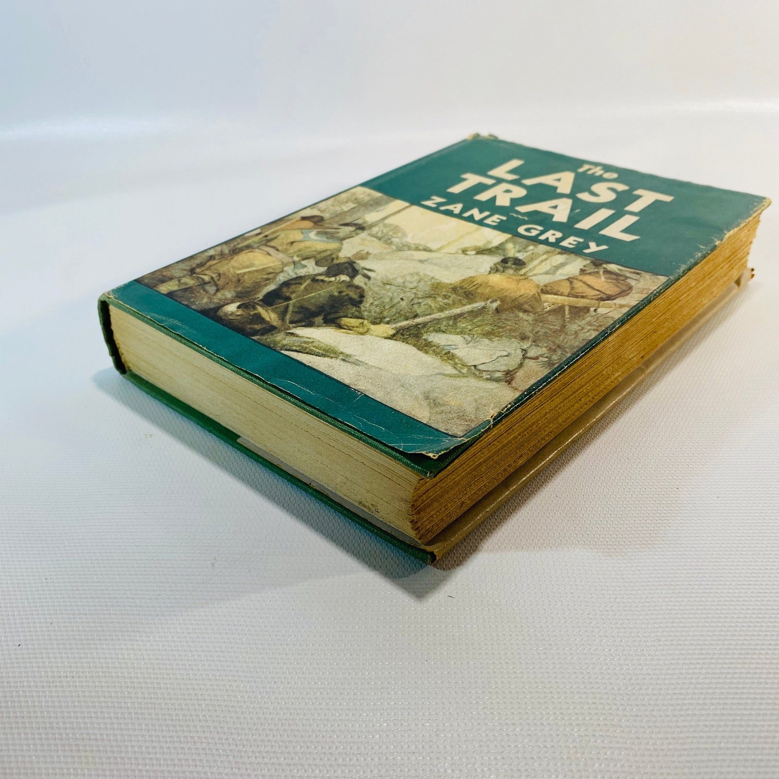 The Last Trail by Zane Grey 1909 w/ Original Dust Jacket First Edition Vintage Book