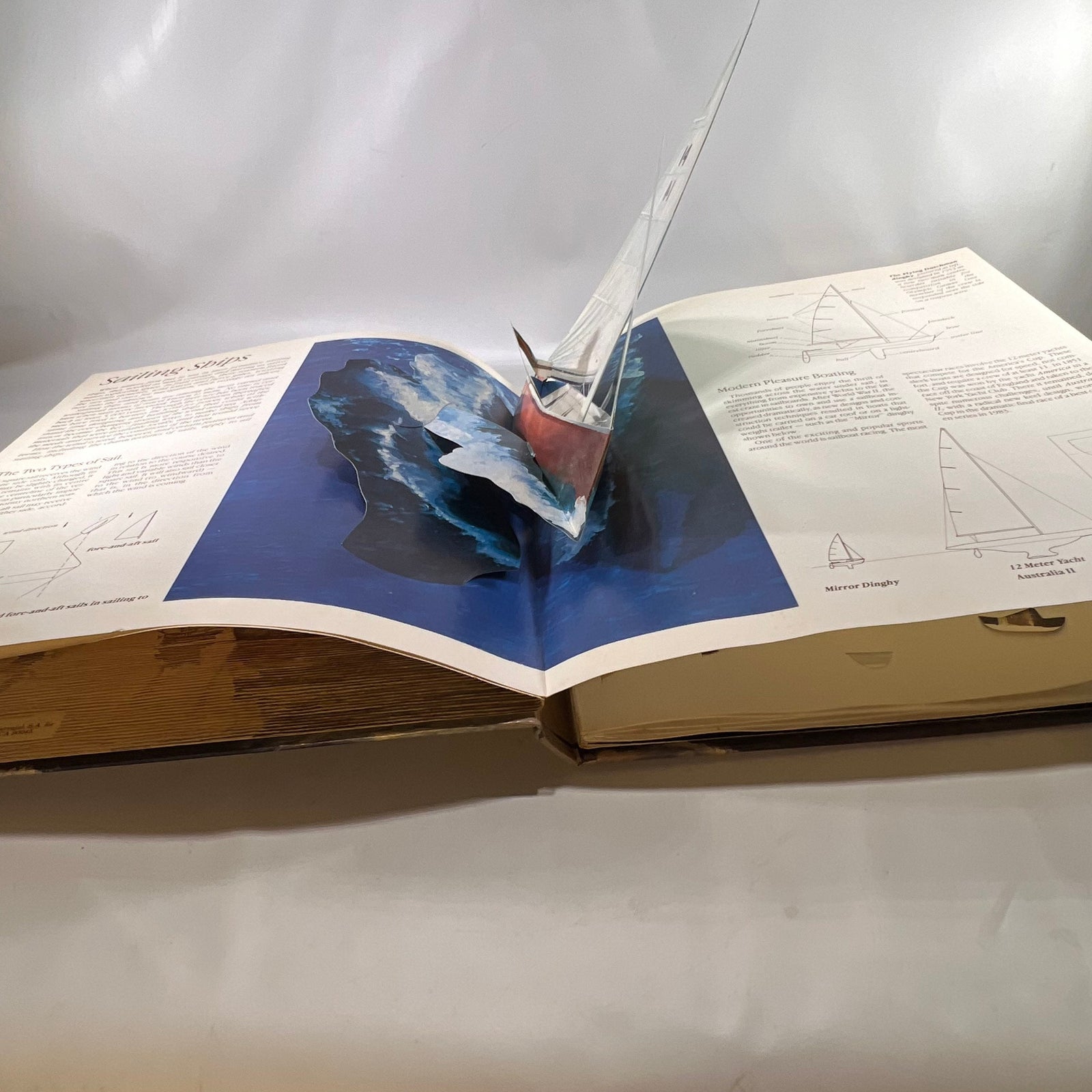 Sailing Ships by Ron van der Meer 6 Three Dimensional Illustration of Sailing Ships 1984 Viking Penguin Inc
