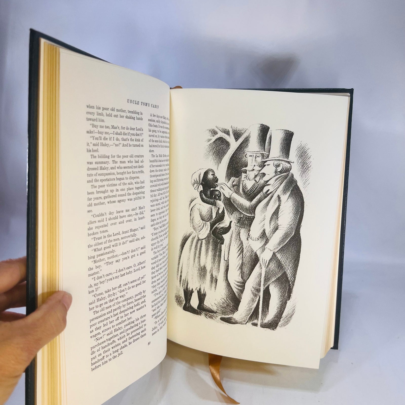 Uncle Tom's Cabin or Life Among the Lowly by Harriet Beecher Stowe Easton Press part of the 100 Greatest Books