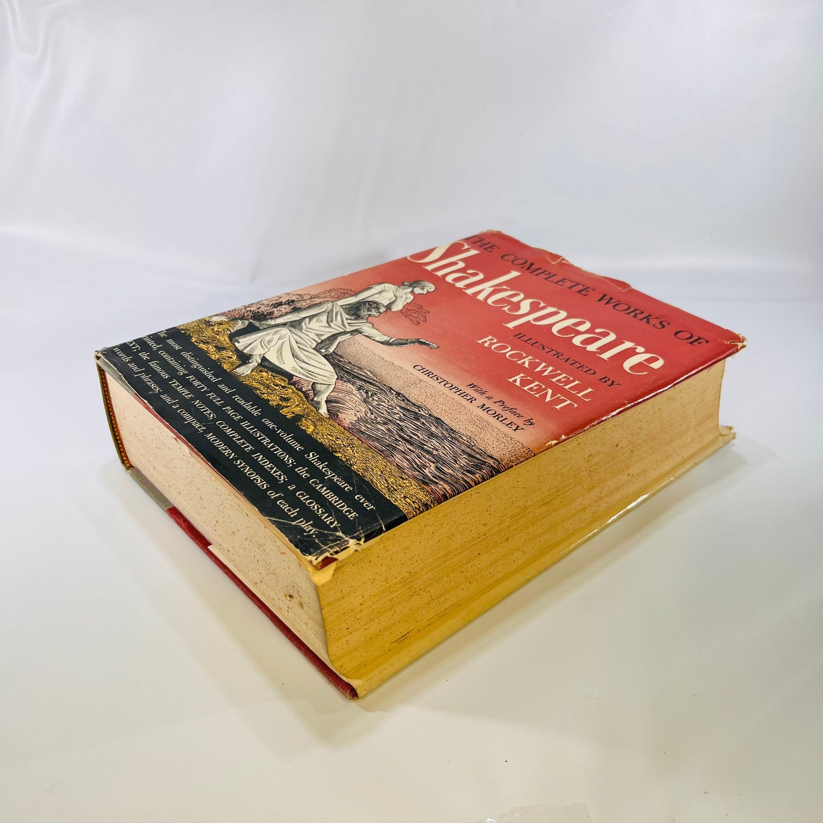 The Complete Works of Shakespeare 40 illustrations by Rockwell Kent 1936 with a Synopsis Play & Temple Notes Doubleday Company Vintage Book