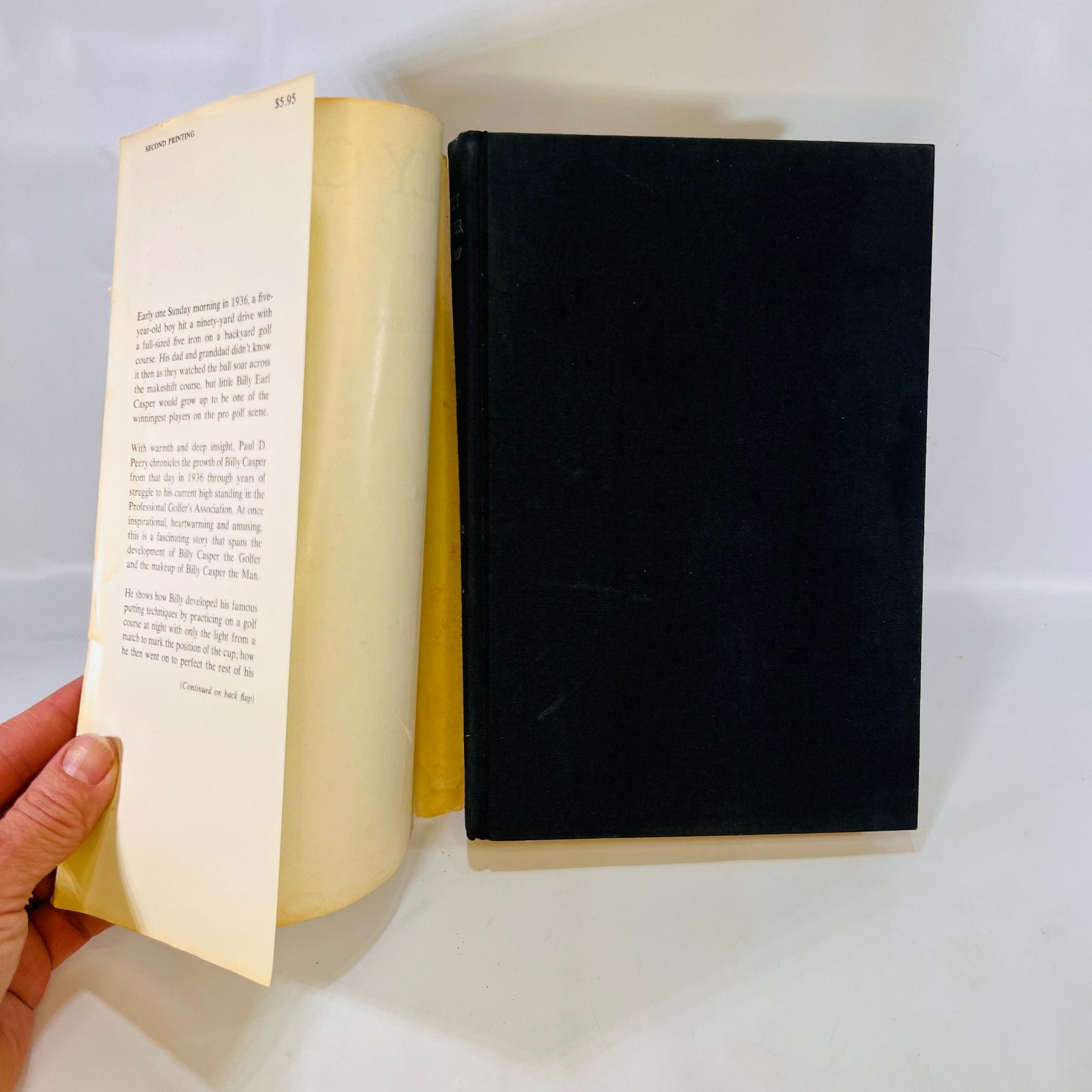 Billy Casper Winner by Paul D. Peery 1970 Prentice-Hall Inc Vintage Book telling the Story of A PGA Tournament Golfer