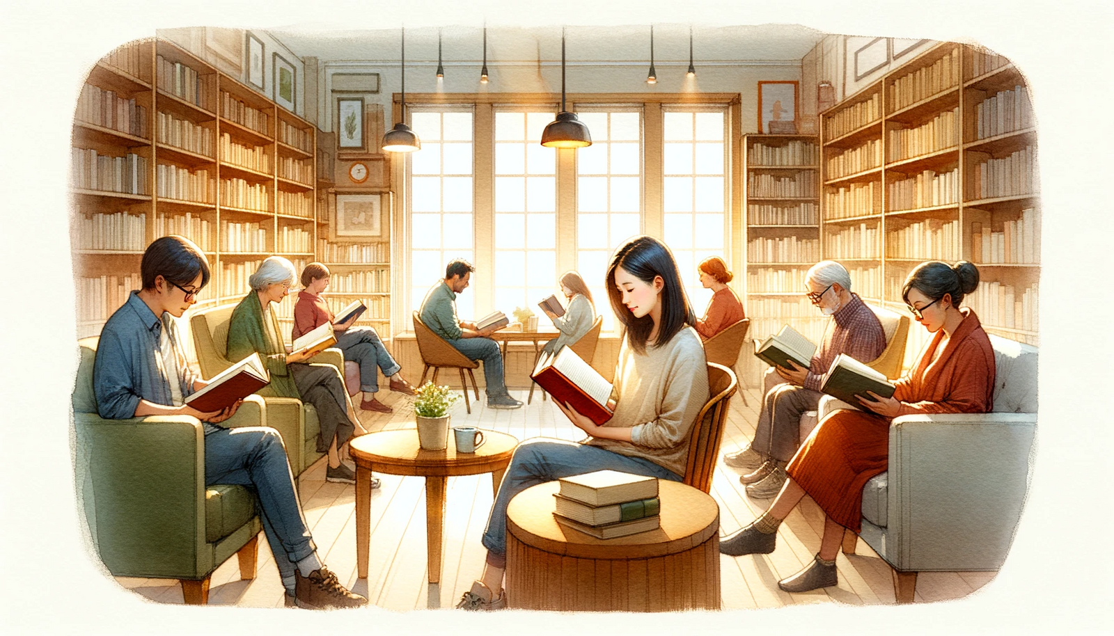 what is a silent book club