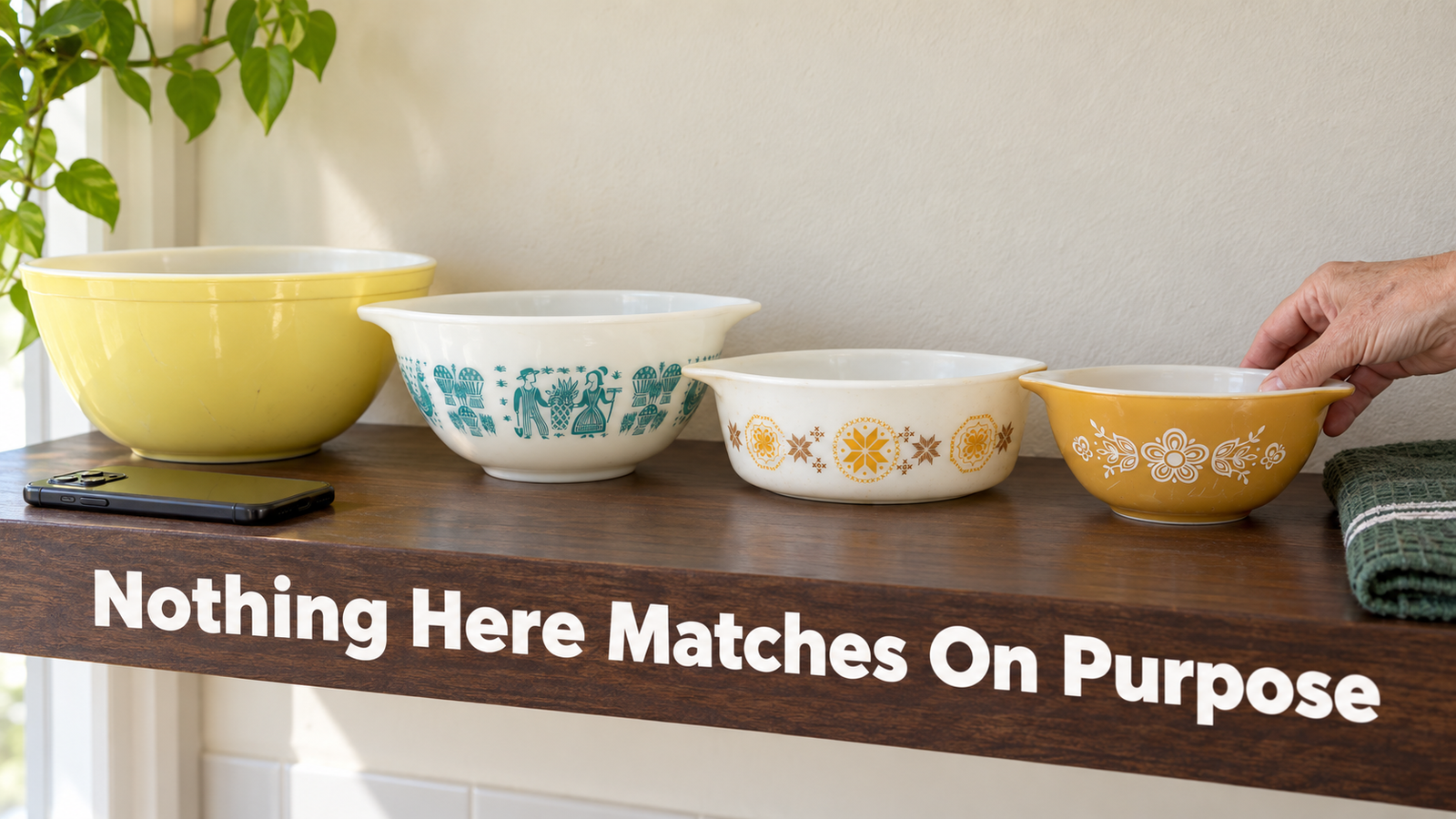 Does Patterned Pyrex From Different Decades Belong on the Same Shelf? An Honest Review