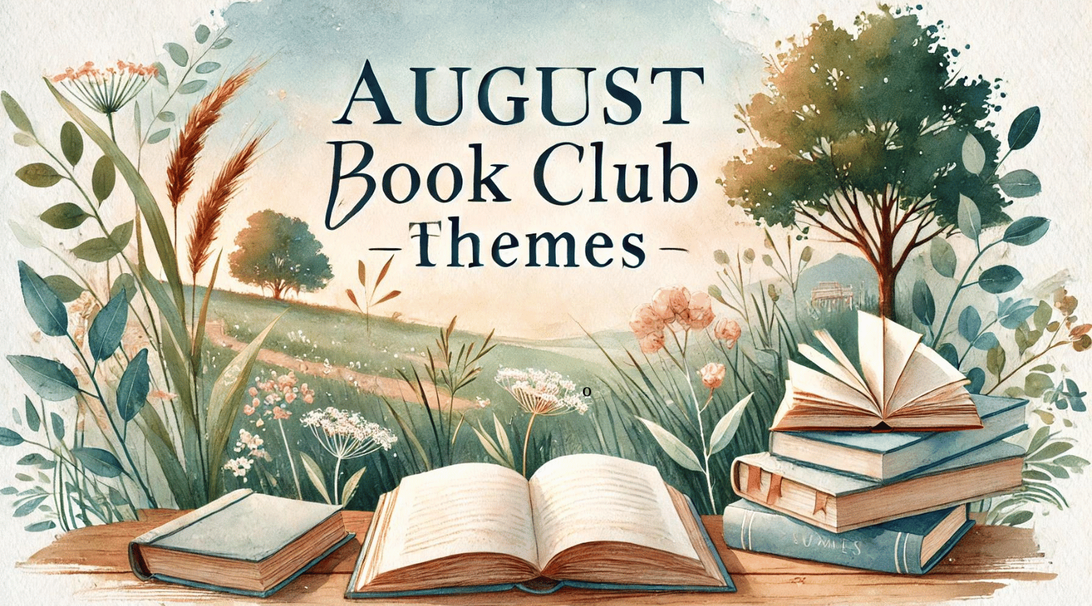 August Book Club Themes For End of Summer Reads - Reading Vintage, image size:1570x872